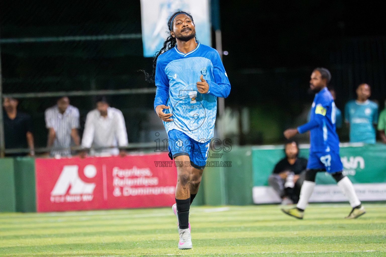 Foemathi VS Laamu Blues in Day 3 - Fonadhoo Youth Futsal Challenge 2025 held in Fonadhoo Futsal Stadium, L. Fonadhoo, Maldives on Tuesdat, 28th October 2025 Photos: Arif Rasheed / images.mv