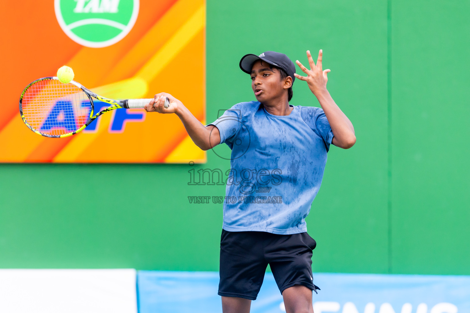 Day 2 of ATF Maldives Junior Open Tennis was held in Male' Tennis Court, Male', Maldives on Tuesday, 10th December 2024. Photos: Nausham Waheed / images.mv