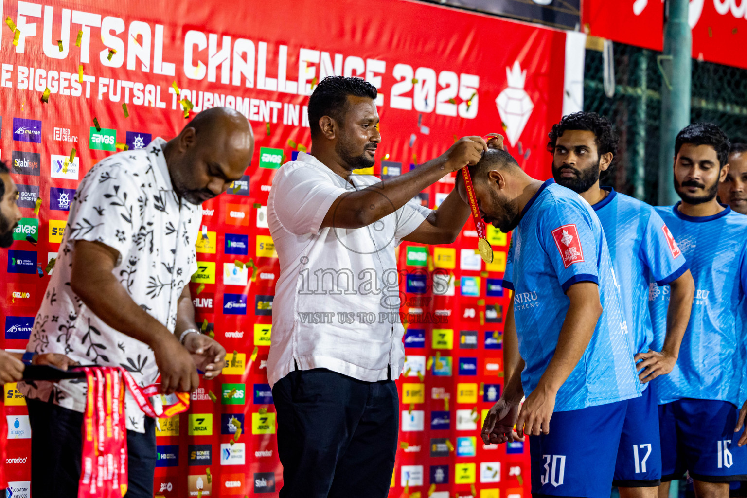 M Dhiggaru vs M Mulak in Meemu Atoll Finals in Day 25 of Golden Futsal Challenge 2025 was held on Wednesday , 28th January 2025, in Hulhumale', Maldives. Photos: Nausham Waheed / images.mv
