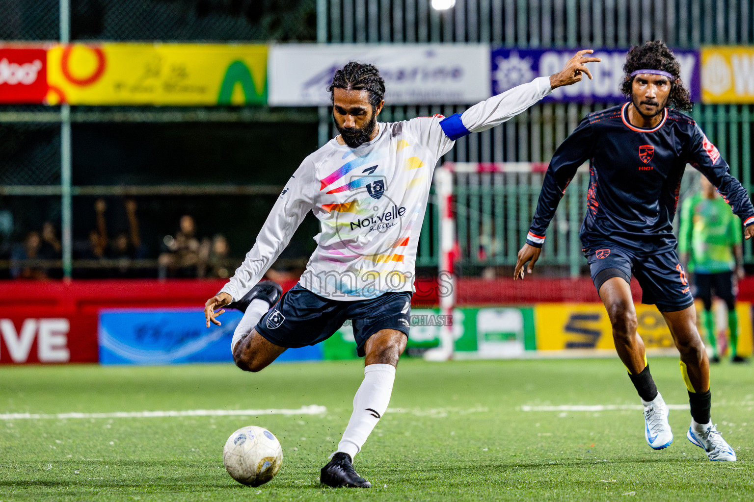 R Inguraidhoo vs Sh Kanditheem in zone round on Day 29 of Golden Futsal Challenge 2025 was held on Sunday , 2nd February 2025, in Hulhumale', Maldives. Photos: Nausham Waheed / images.mv
