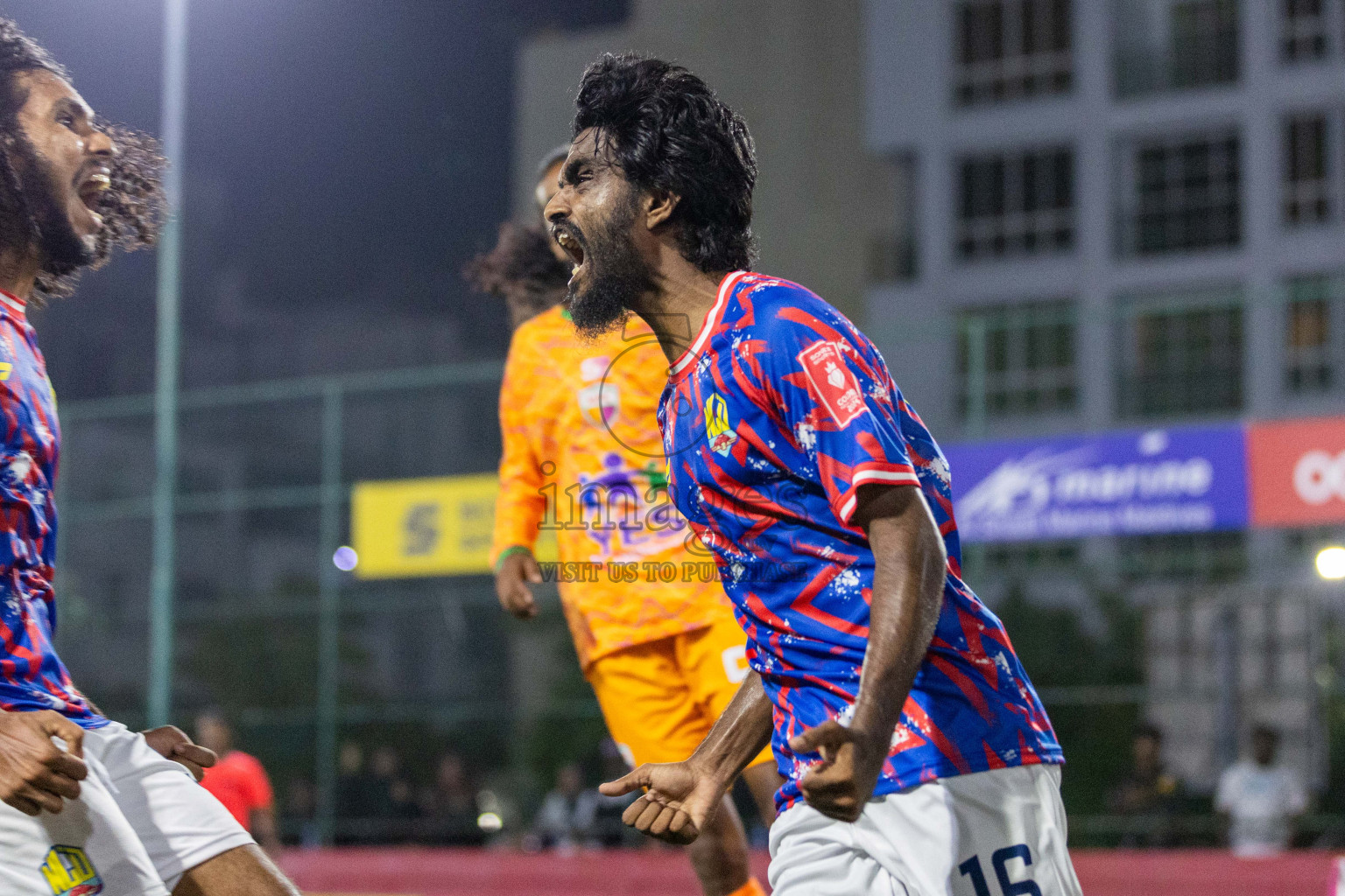 GA. Maamendhoo vs GA. Nilandhoo in Day 1 of Golden Futsal Challenge 2024 was held on Monday, 15th January 2024, in Hulhumale', Maldives Photos: Nausham Waheed  / images.mv