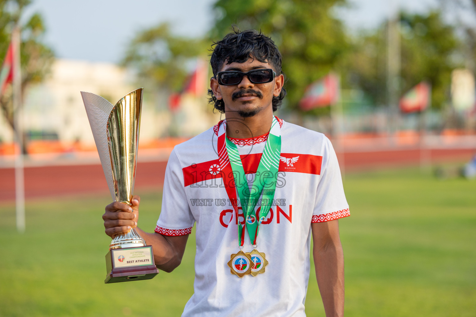 Day 3 of 33rd National Athletics Championship was held in Ekuveni Track at Male', Maldives on Saturday, 7th September 2024. Photos: Suaadh Abdul Sattar / images.mv