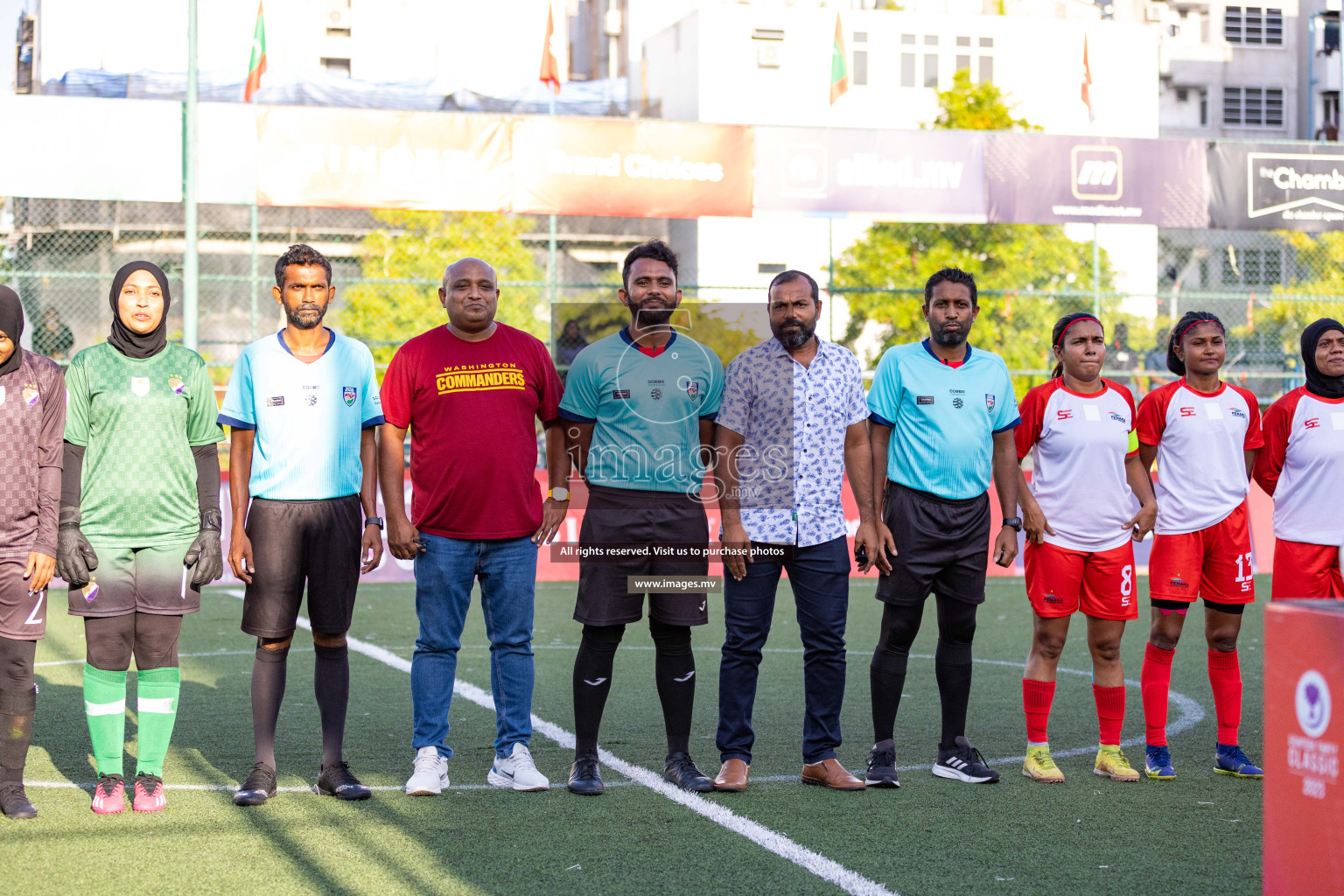 DSC vs Fenaka in Eighteen Thirty 2023 held in Hulhumale, Maldives, on Monday, 14th August 2023. Photos: Nausham Waheed / images.mv