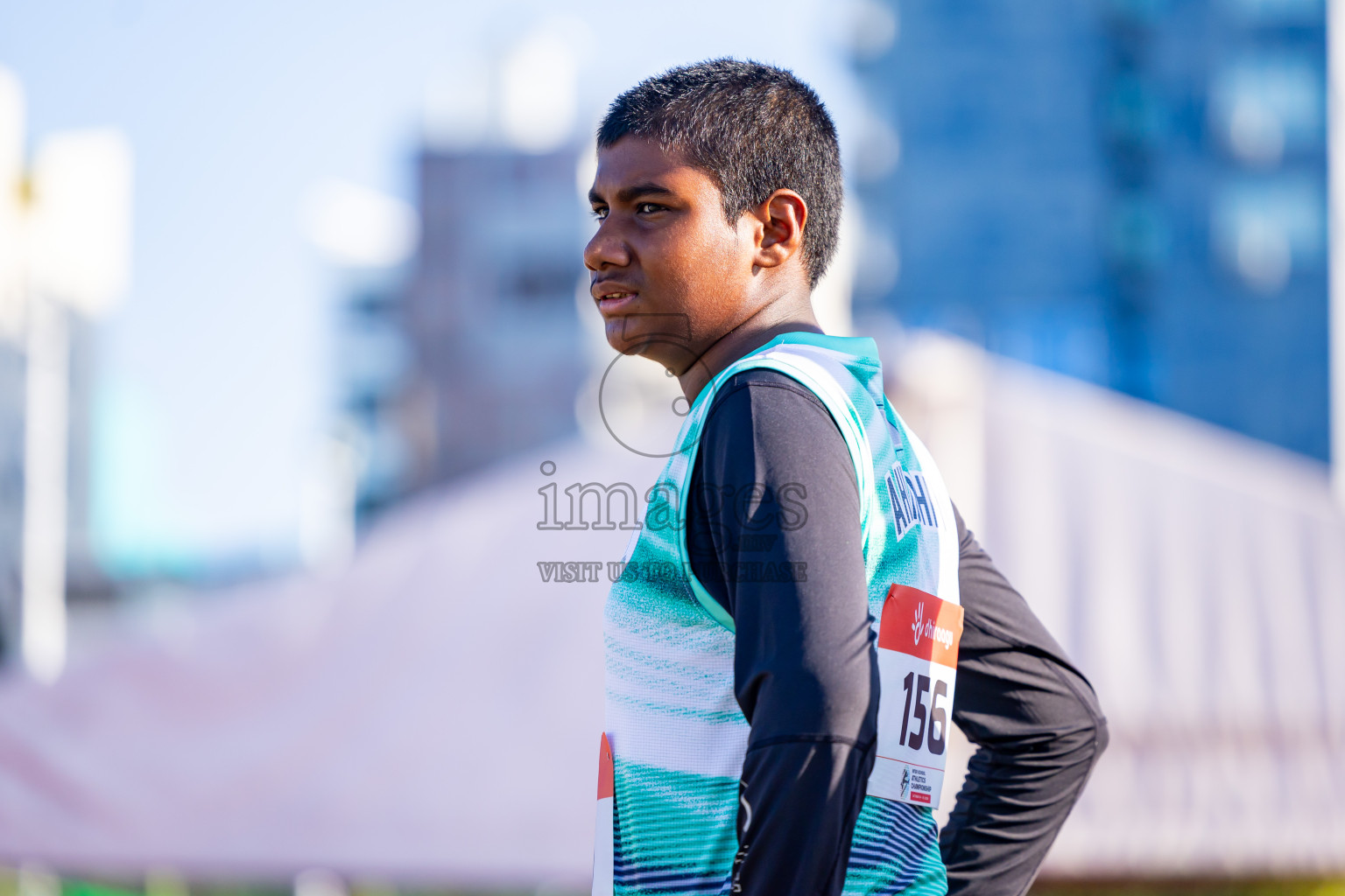 Day 1 of Inter-school Athletics Championship 2025 held in Ekuveni Synthetic Track, Male', Maldives on Monday, 06th October 2025. Photos by: Nausham Waheed / Images.mv