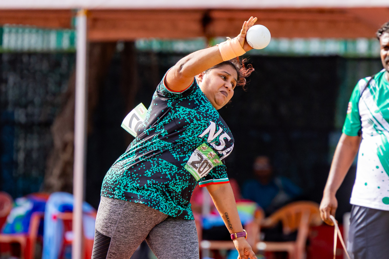 Day 3 of 12th Milo Association Championships was held in Ekuveni Track at Male', Maldives on Saturday, 26th April 2025. Photos: Nausham Waheed / images.mv
