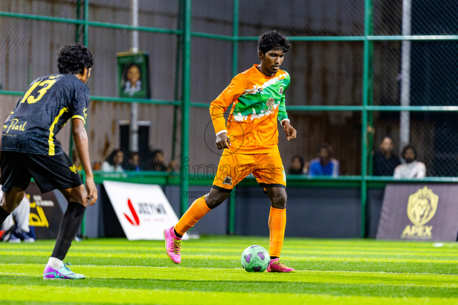 RDL vs UNF in Semi Finals of BG Futsal Challenge 2024 was held on Tuesday , 2nd April 2024, in Male', Maldives Photos: Nausham Waheed / images.mv