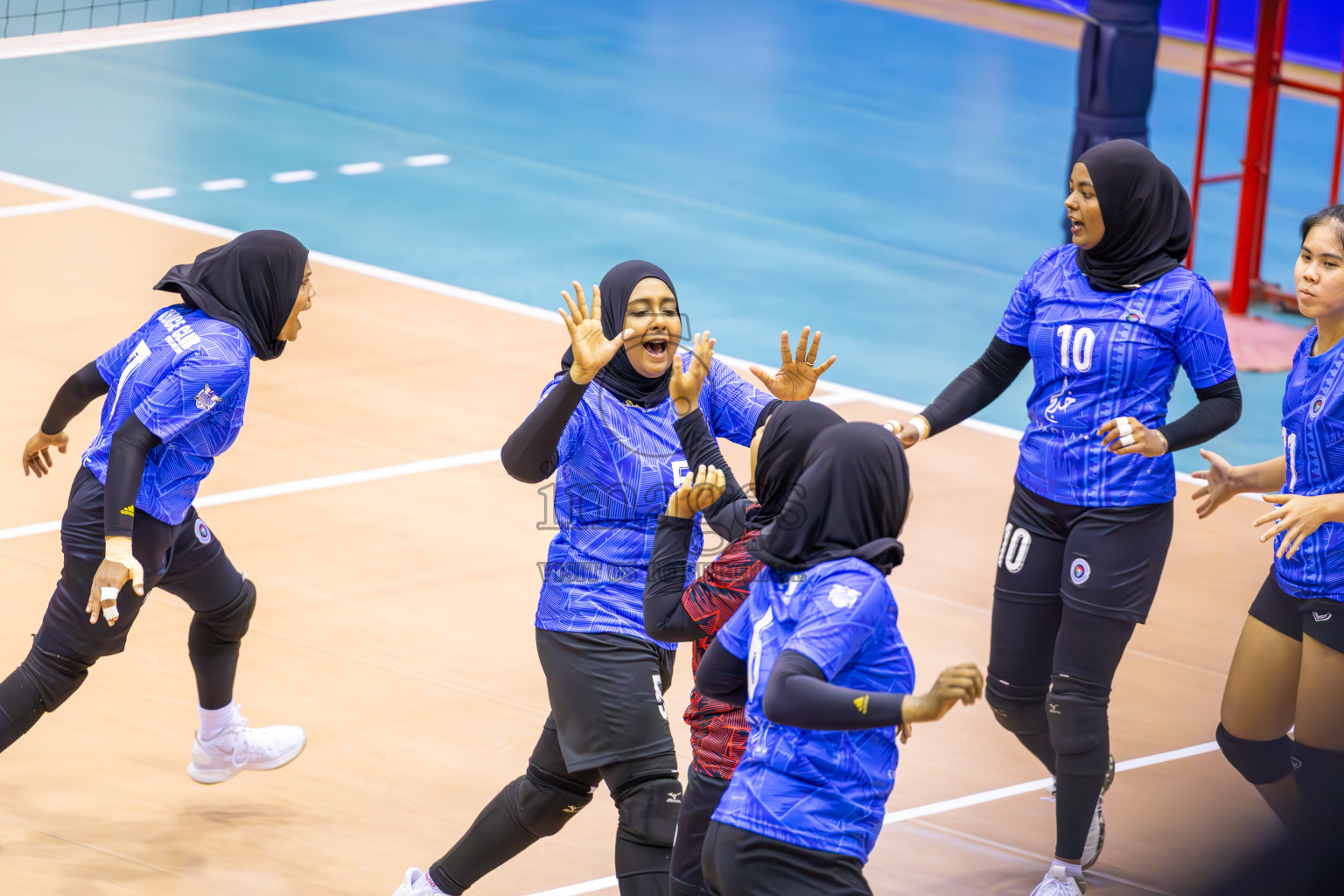 Club WAMCO vs Police Club in the final of National Volleyball Championship 2024 (women's division) was held in Social Center Indoor Hall on Thursday, 24th October 2024. 
Photos: Ismail Thoriq / images.mv