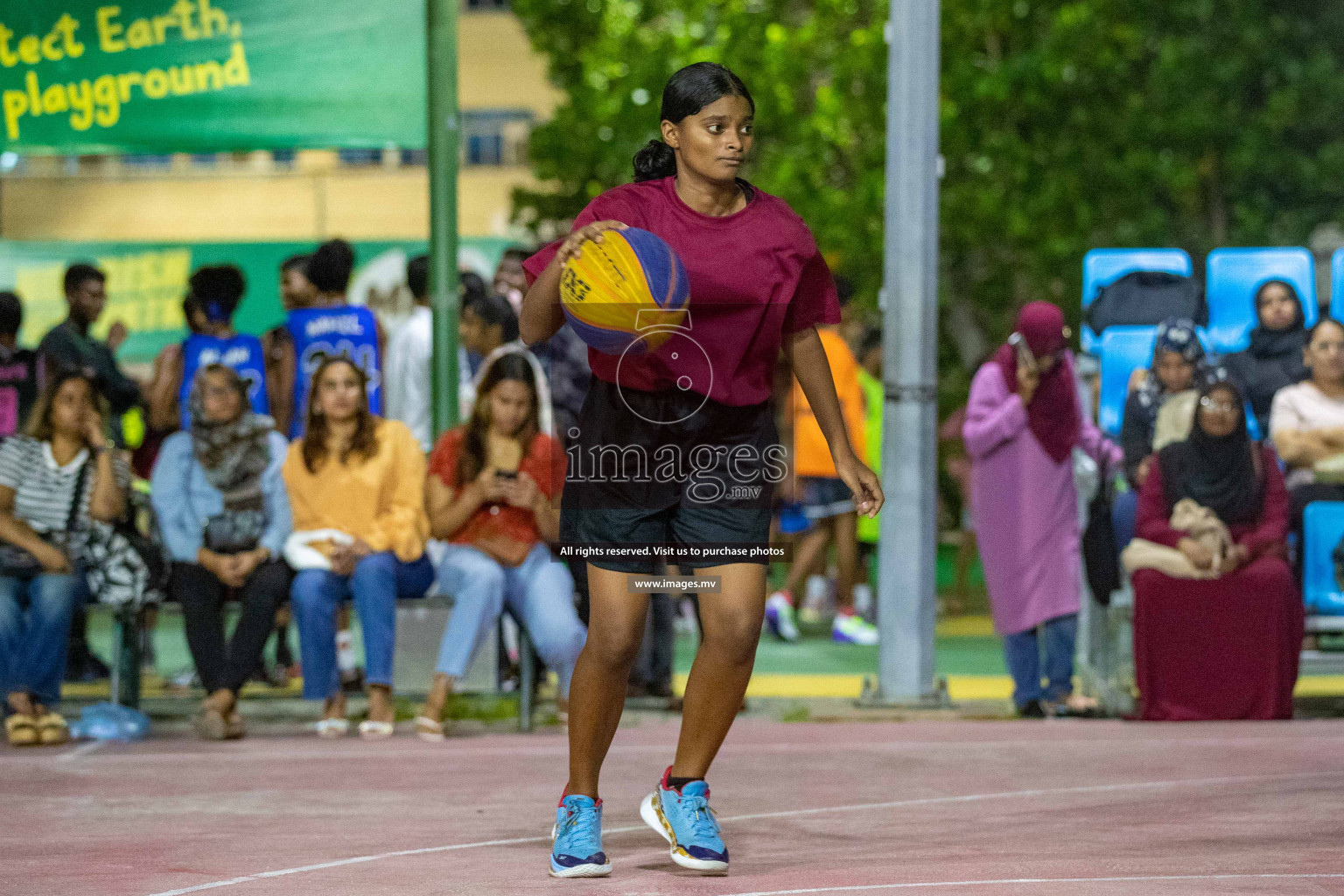 Day2 of Slamdunk by Sosal on 13th April 2023 held in Male'. Photos: Nausham waheed /images.mv