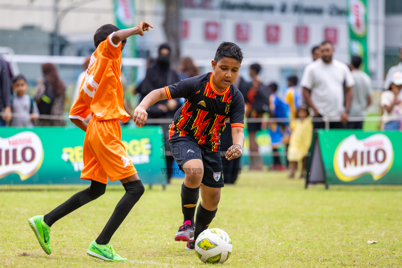 Day 1 of MILO Academy Championship 2025 (U-12) was held at Henveiru Stadium in Male', Maldives on Thursday, 1st May 2025. Photos: Ismail Thoriq / images.mv