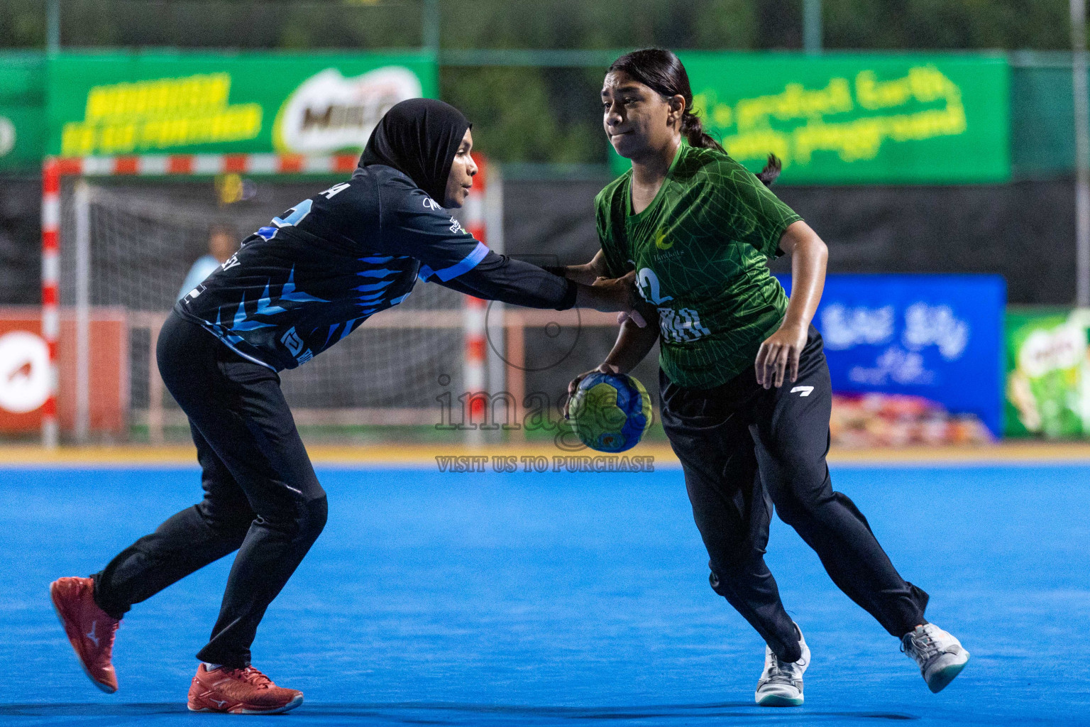 Day 20 of 10th National Handball Tournament 2023, held in Handball ground, Male', Maldives on Wednesday, 20th December 2023 Photos: Nausham Waheed/ Images.mv