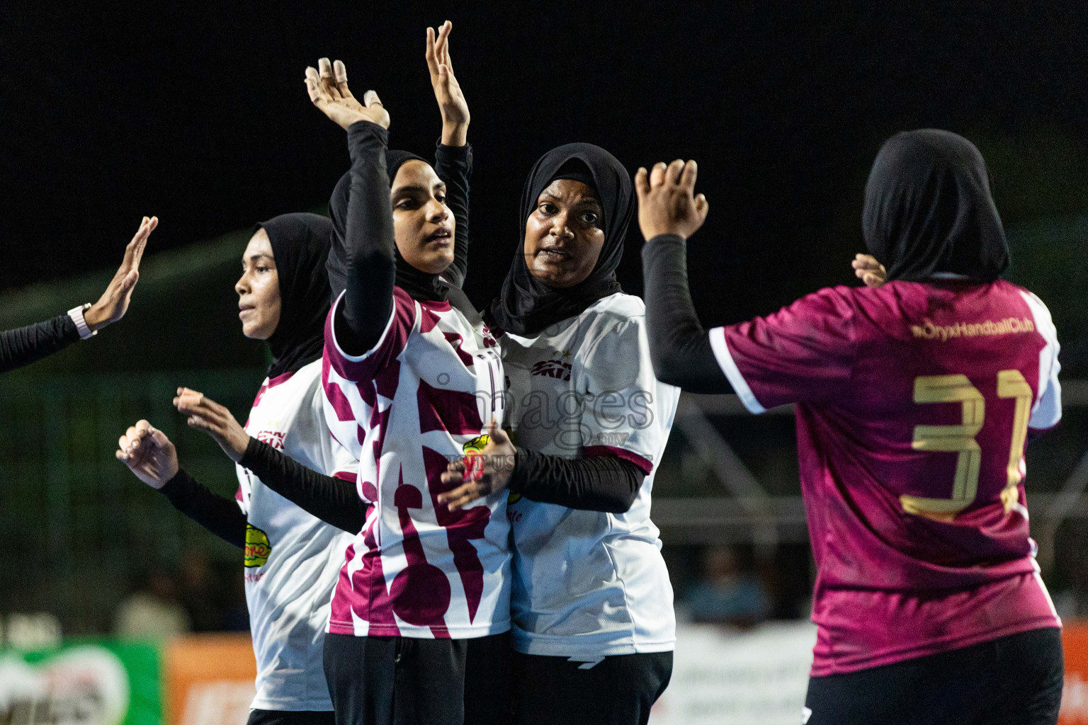 Day 14 of 10th National Handball Tournament 2023, held in Handball ground, Male', Maldives on Monday, 11th December 2023 Photos: Nausham Waheed/ Images.mv