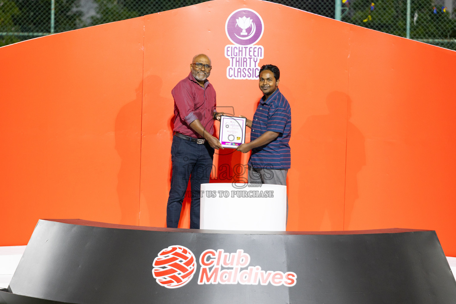 Prison Club vs Team MACL in Eighteen Thirty Classic of Club Maldives 2025 was held in Rehendhi Futsal Ground, Hulhumale', Maldives on Tuesday, 16th September 2025. Photos: Mohamed Mahfooz Moosa / images.mv