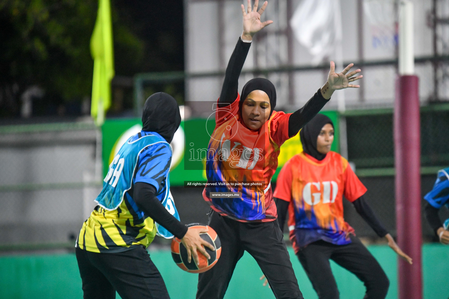 Semi Final of 20th Milo National Netball Tournament 2023, held in Synthetic Netball Court, Male', Maldives on 9th June 2023 Photos: Nausham Waheed/ Images.mv