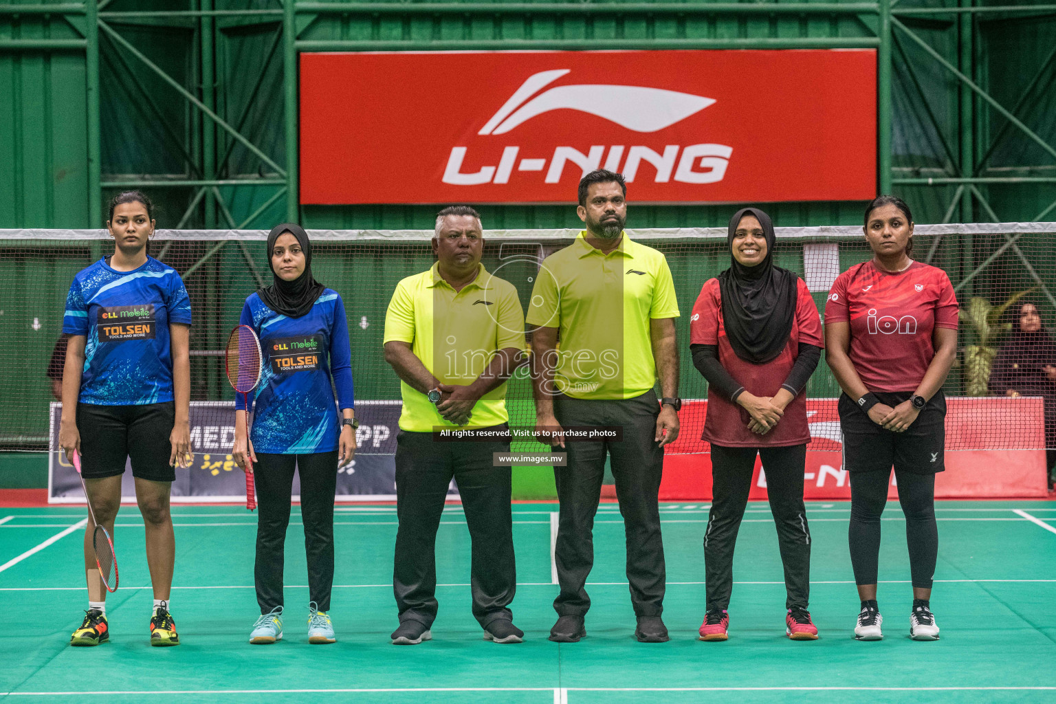 Final of Badminton association mixed group championship 2021 held in Male', Maldives Photos by Nausham Waheed