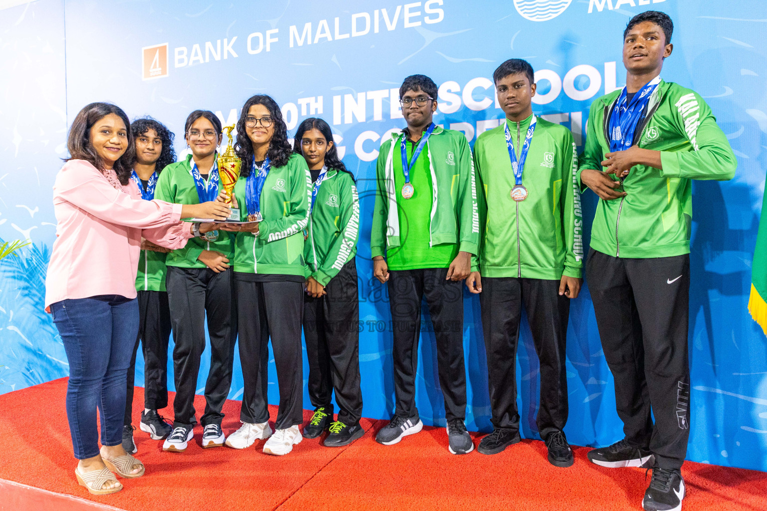 Closing ceremony of BML 20th Inter-School Swimming Competition was held in Hulhumale' Swimming Complex on Saturday, 19th October 2024. 
Photos: Ismail Thoriq