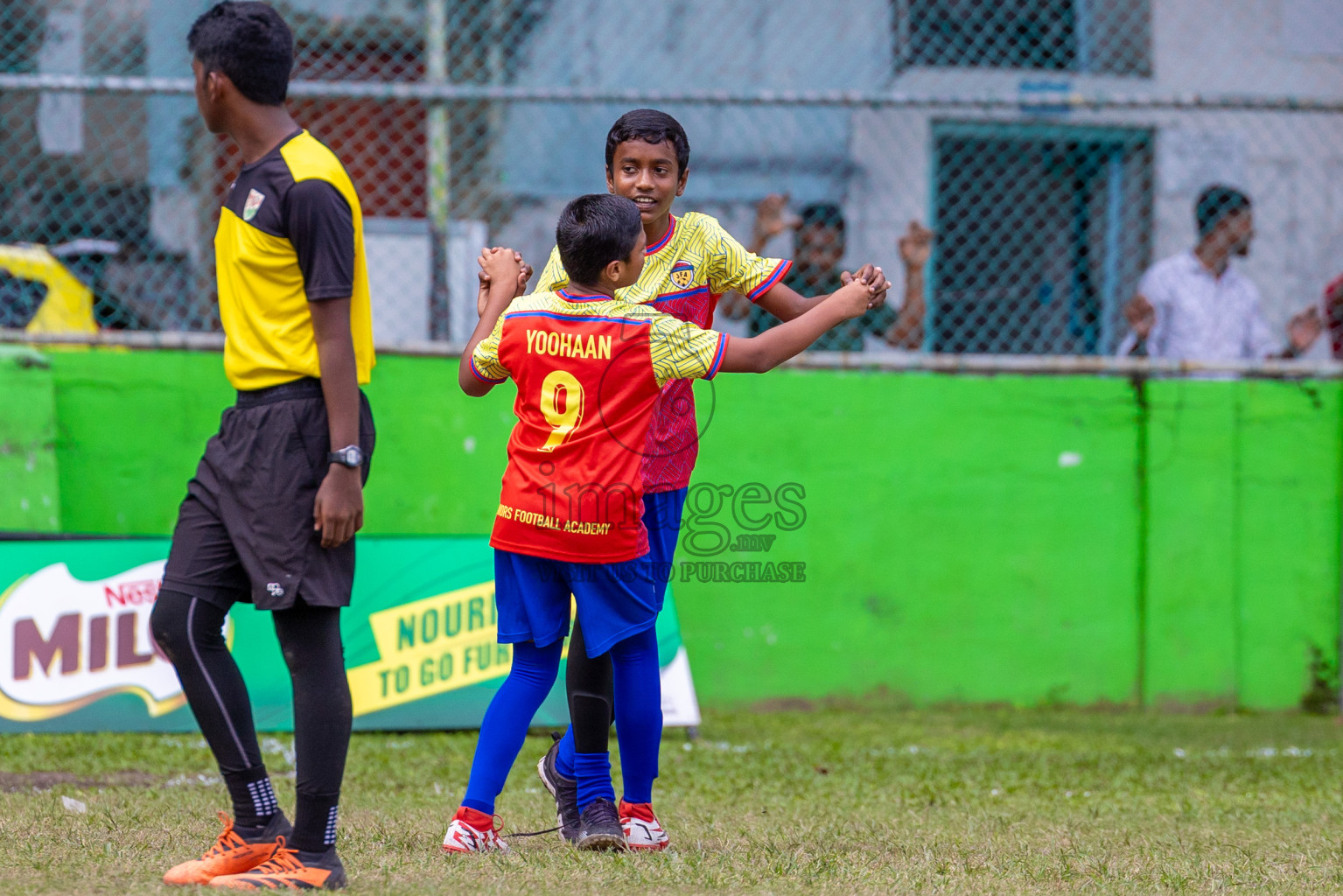 Day 1 of MILO Academy Championship 2024 - U12 was held at Henveiru Grounds in Male', Maldives on Thursday, 4th July 2024. Photos: Shuu Abdul Sattar / images.mv