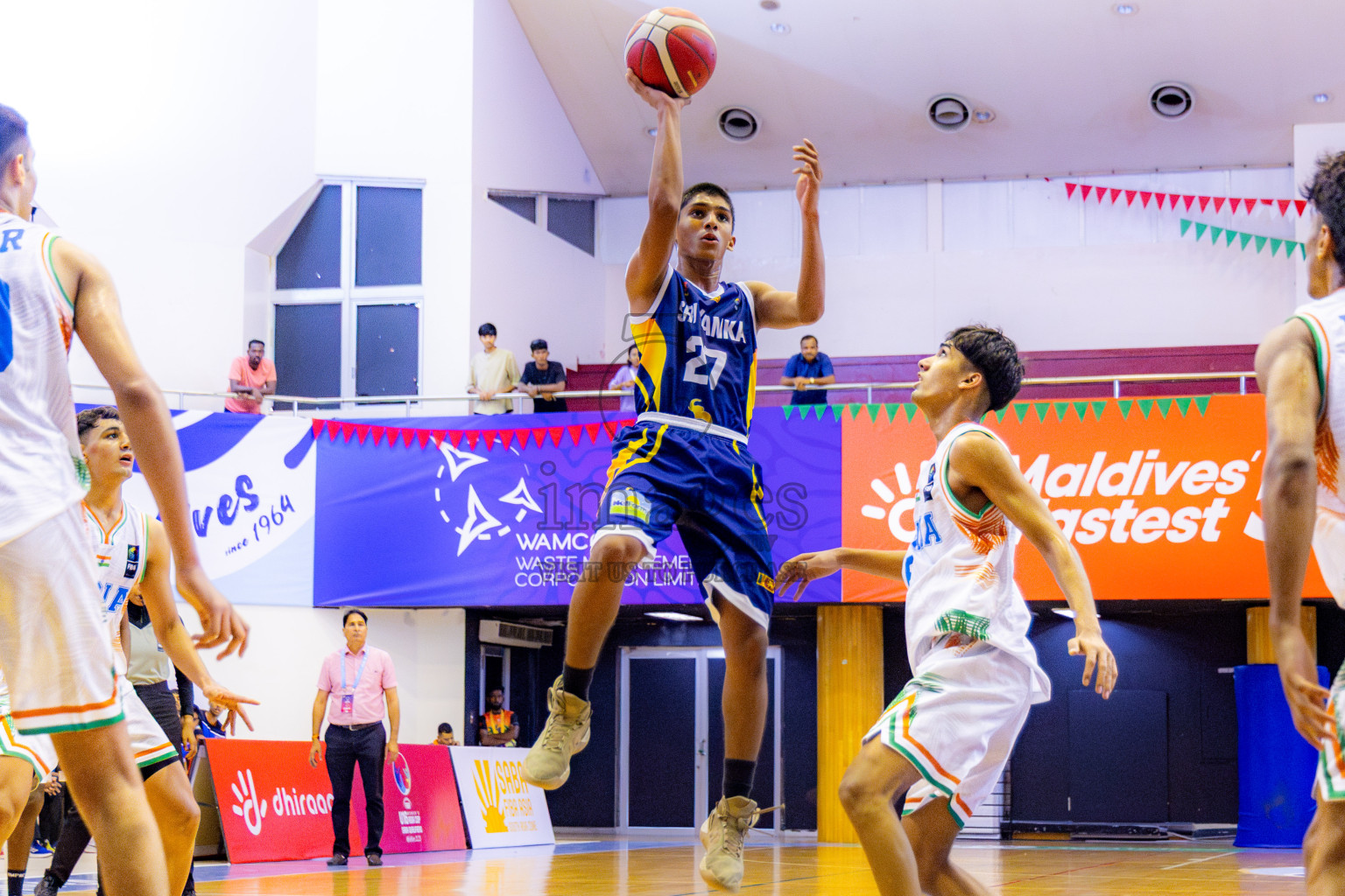 Day 3 of Under 16 Asian Cup SABA Qualifiers 2025 was held in Social Center, Male', Maldives on Saturday, 14th June 2025. Photos: Nausham Waheed / images.mv