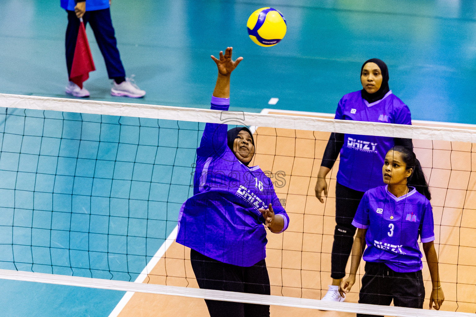 Semi Final of Women's Division of Milo VAM Cup 2024 held in Male', Maldives on Friday, 12th July 2024 at Social Center Indoor Hall Photos By: Nausham Waheed / images.mv