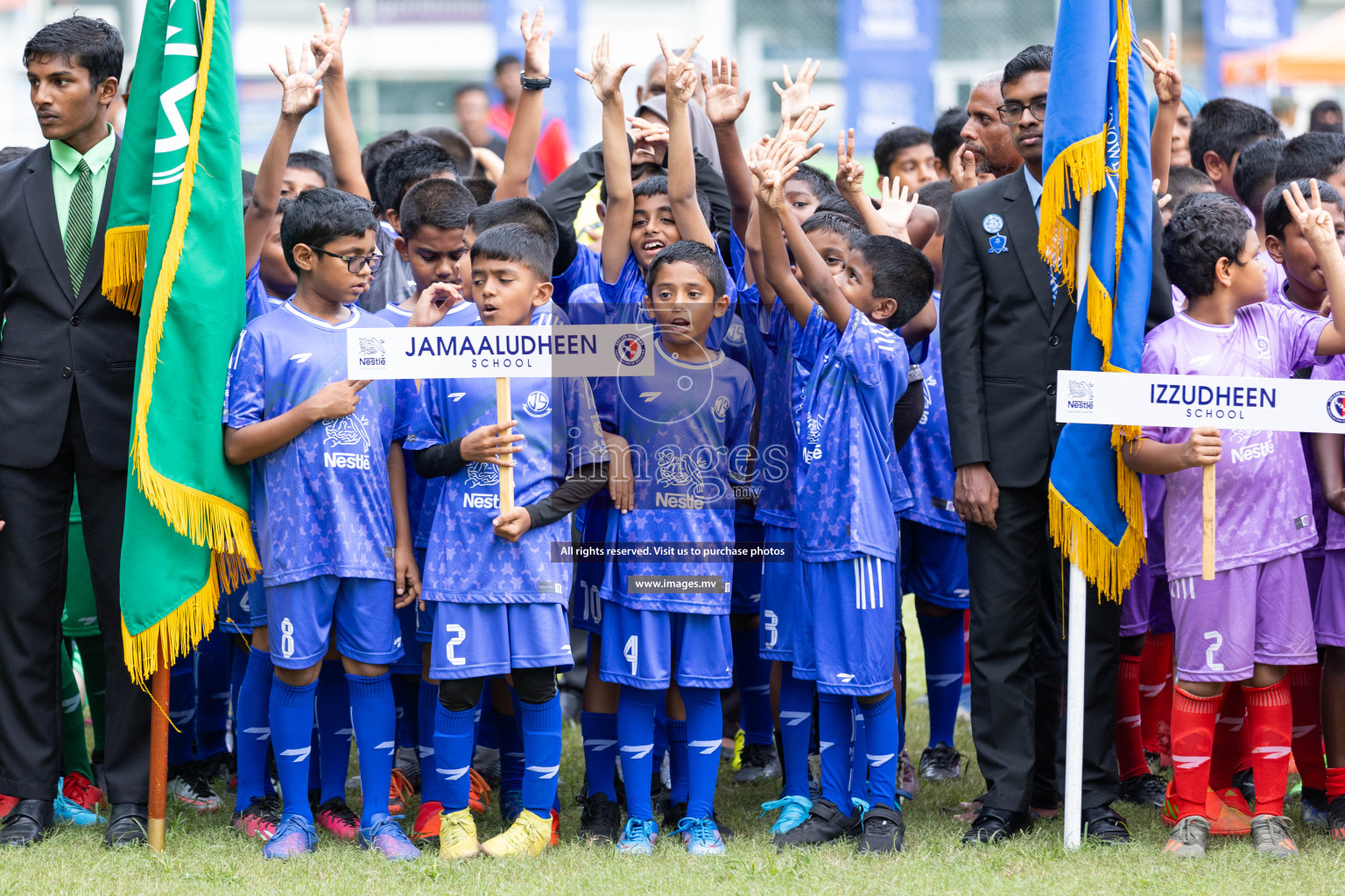 Day 1 of Nestle kids football fiesta, held in Henveyru Football Stadium, Male', Maldives on Wednesday, 11th October 2023 Photos: Nausham Waheed Images.mv