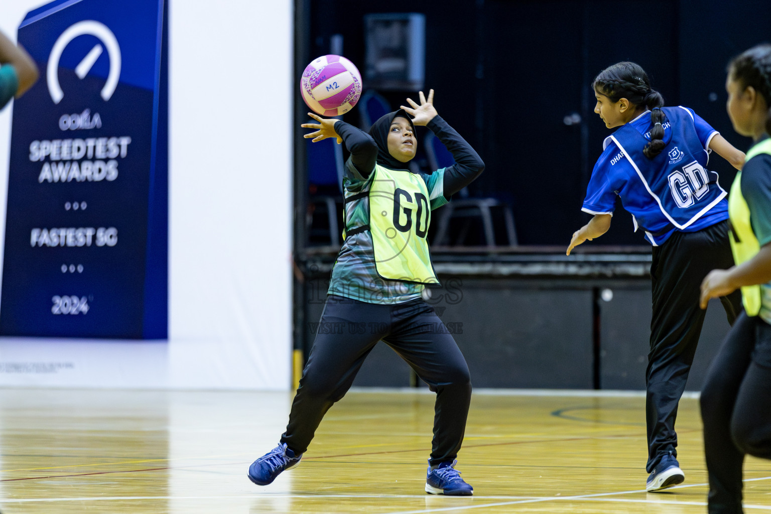 Day 1 of Inter-School Netball Tournament 2025 was held in Social Center Indoor Hall on Saturday, 18th October 2025. Photos: Areef Adam / images.mv
