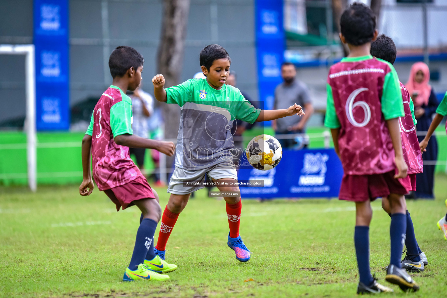 Day 1 of Milo Kids Football Fiesta 2022 was held in Male', Maldives on 19th October 2022. Photos: Nausham Waheed/ images.mv