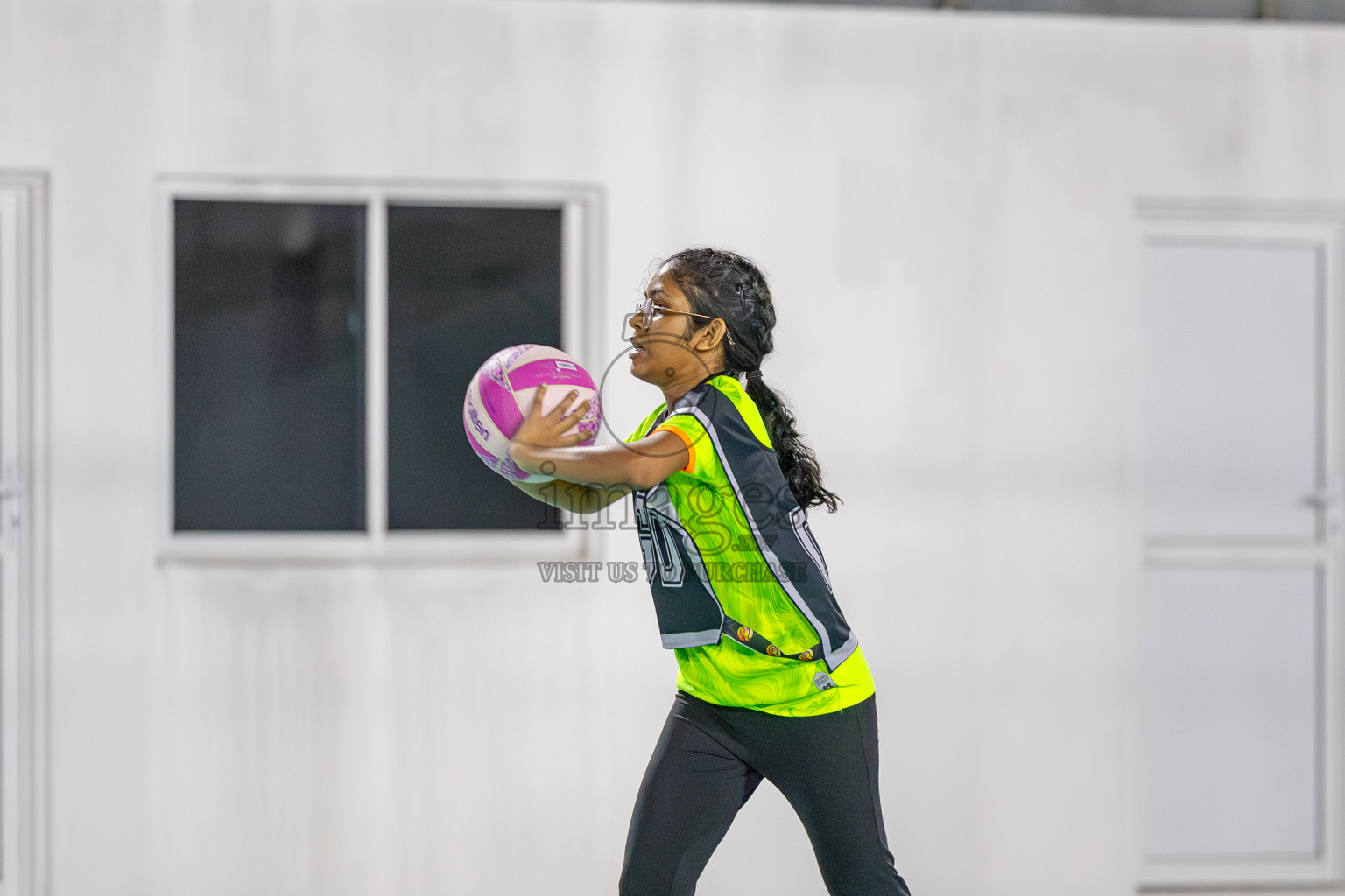 Club Green Streets vs SC Skylark in Division 1 of National Netball Tournament 2025 held in Ekuveni Netball Court at Male', Maldives on Wednesday, 21st May 2025. Photos: Mohamed Mahfooz Moosa / images.mv