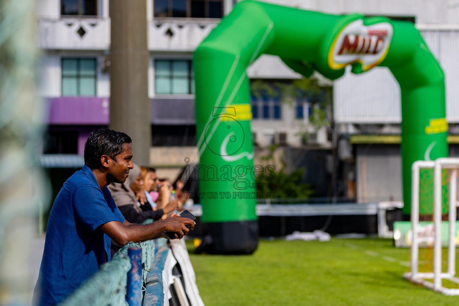 Day 2 of MILO Kids Football Fiesta was held at National Stadium in Male', Maldives on Saturday, 24th February 2024. Photos: Hassan Simah / images.mv