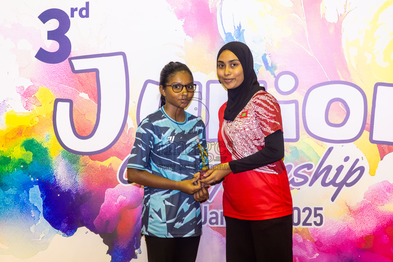 Closing ceremony of 3rd Netball Junior Championship, held at Social Center on Saturday, 25th January 2025 . Photos: Nausham Waheed / images.mv