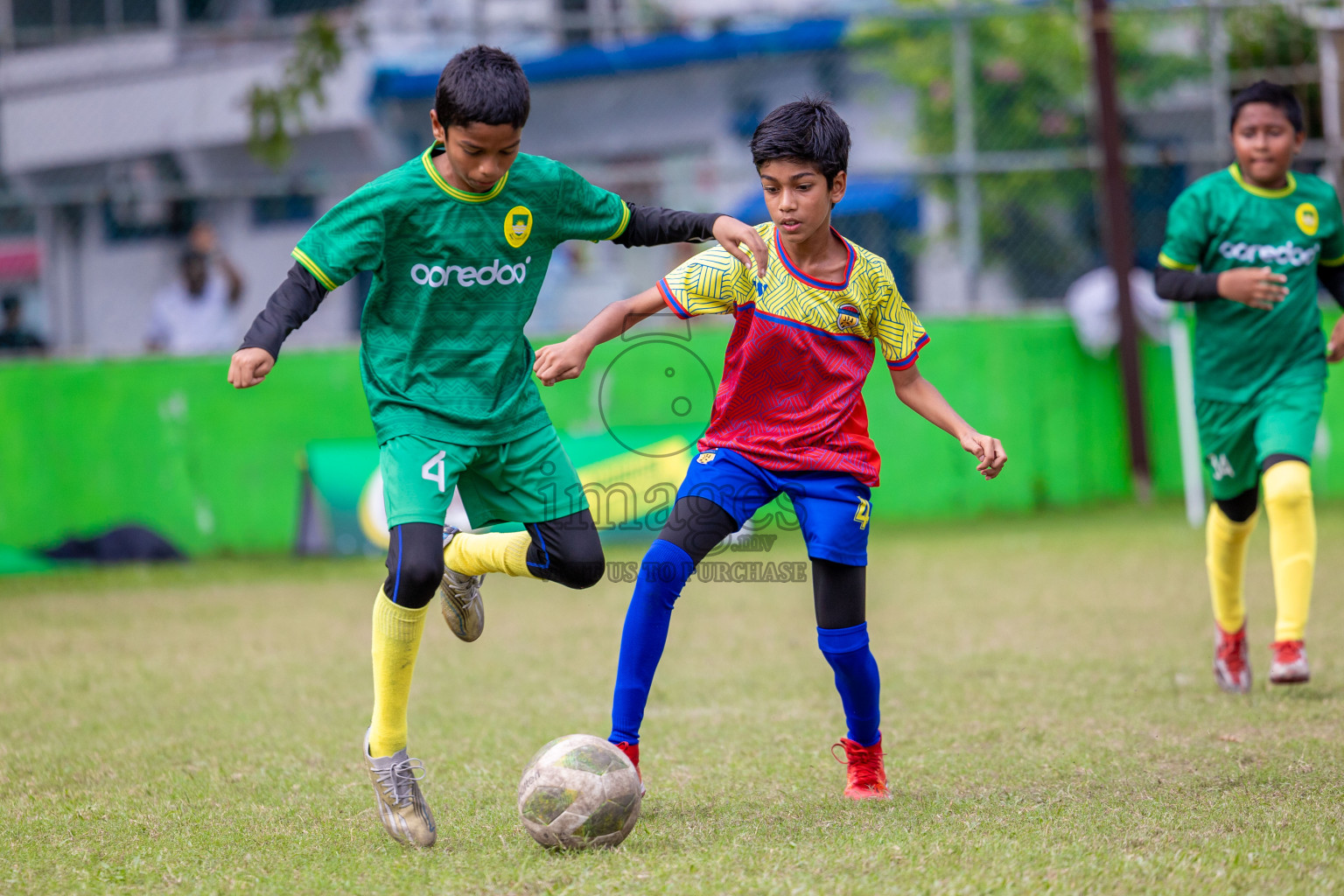 Day 1 of MILO Academy Championship 2024 - U12 was held at Henveiru Grounds in Male', Maldives on Thursday, 4th July 2024. Photos: Shuu Abdul Sattar / images.mv