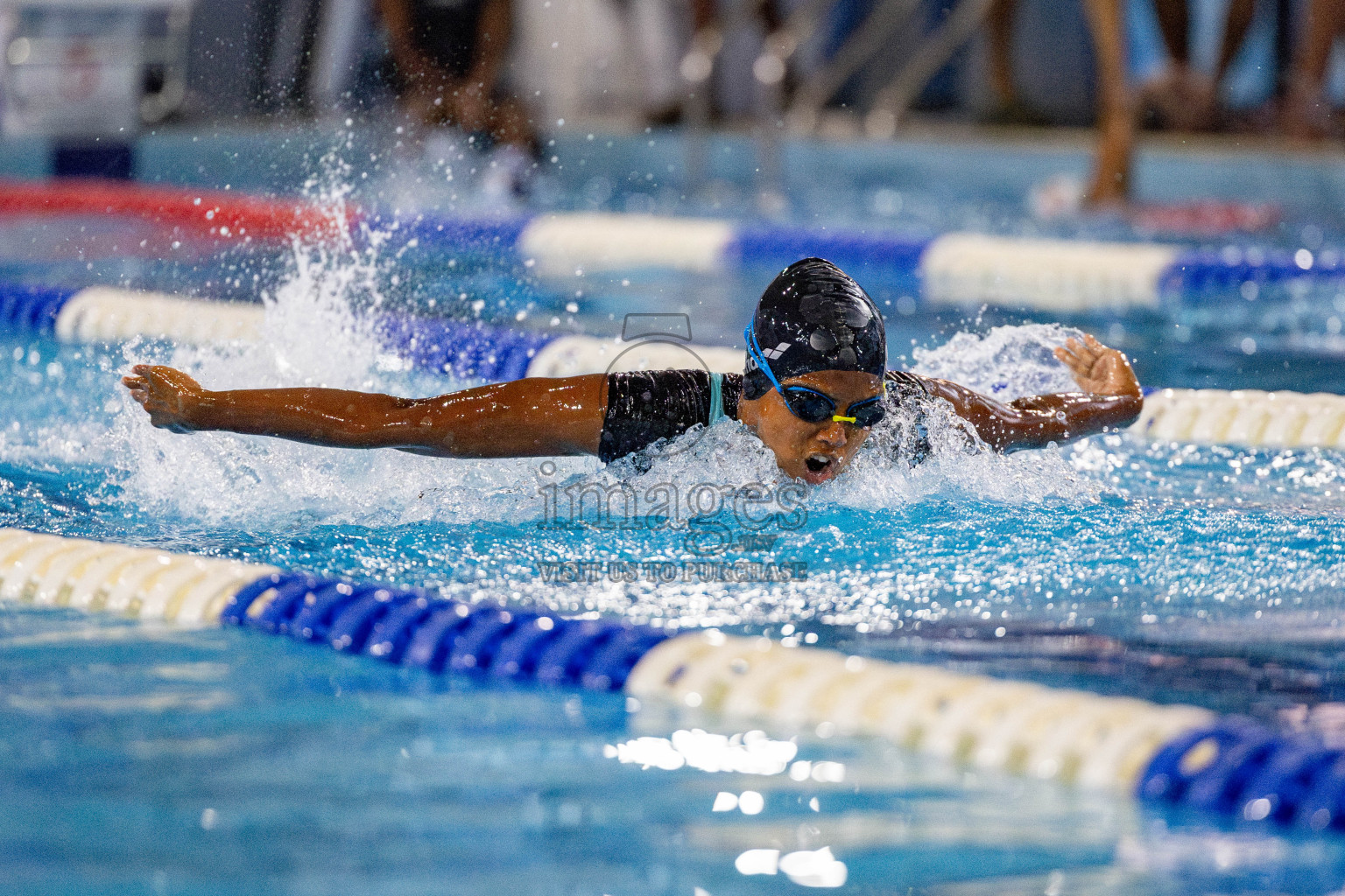 Day 4 of National Swimming Competition 2024 held in Hulhumale', Maldives on Monday, 16th December 2024. 
Photos: Hassan Simah / images.mv