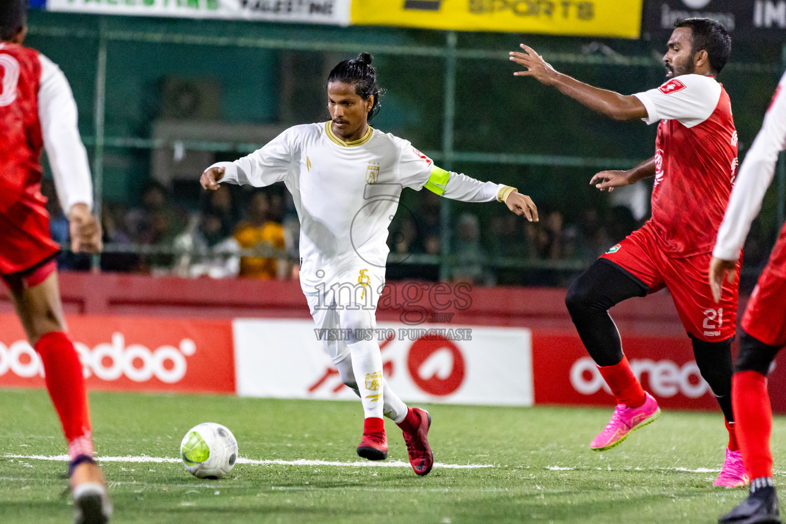 Th. Madifushi  VS  Th. Thimarafushi in Day 11 of Golden Futsal Challenge 2024 was held on Thursday, 25th January 2024, in Hulhumale', Maldives
Photos: Nausham Waheed / images.mv