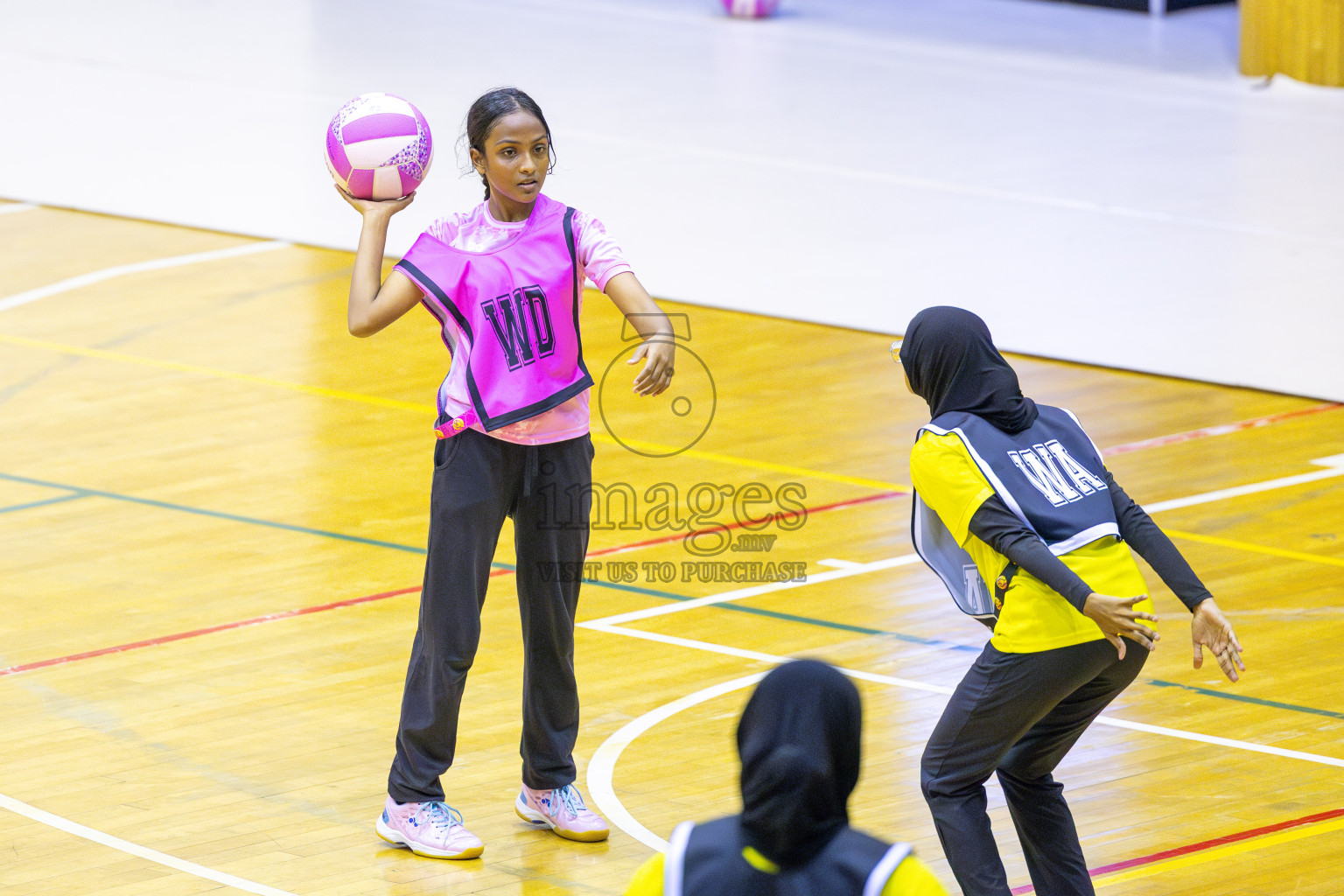 KYRC vs Xenith SC in Day 6 of 24th Milo Netball Association Championship held in Social Center at Male', Maldives on Saturday, 6th September 2025. Photos: Yasna Ahmed / images.mv