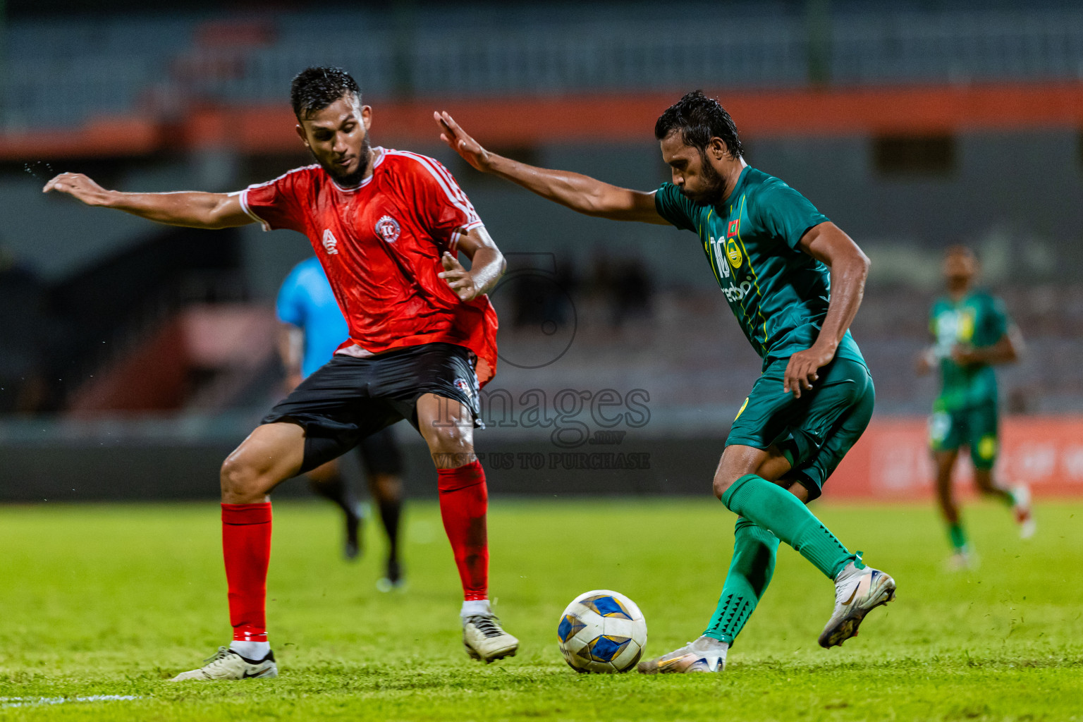 Maziya Sports & Recreation vs TC Sports Club in Dhivehi Premier League 2025/26 held in National Football Stadium, Male', Maldives on Wednesday, 24th September 2025. Photos: Areef Adam / Images.mv