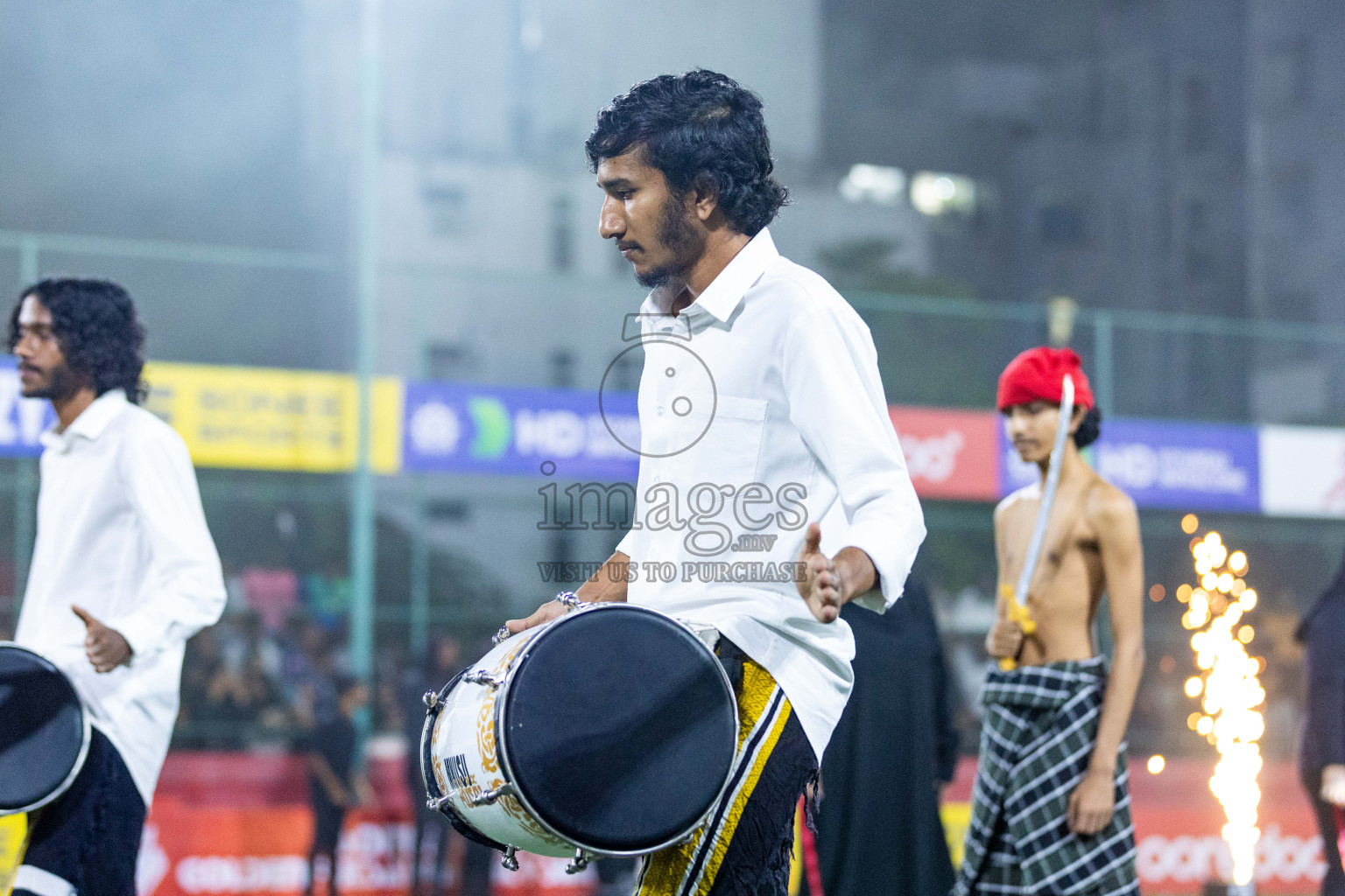 Opening of Golden Futsal Challenge 2024 with Charity Shield Match between L.Gan vs Th. Thimarafushi was held on Sunday, 14th January 2024, in Hulhumale', Maldives Photos: Nausham Waheed / images.mv