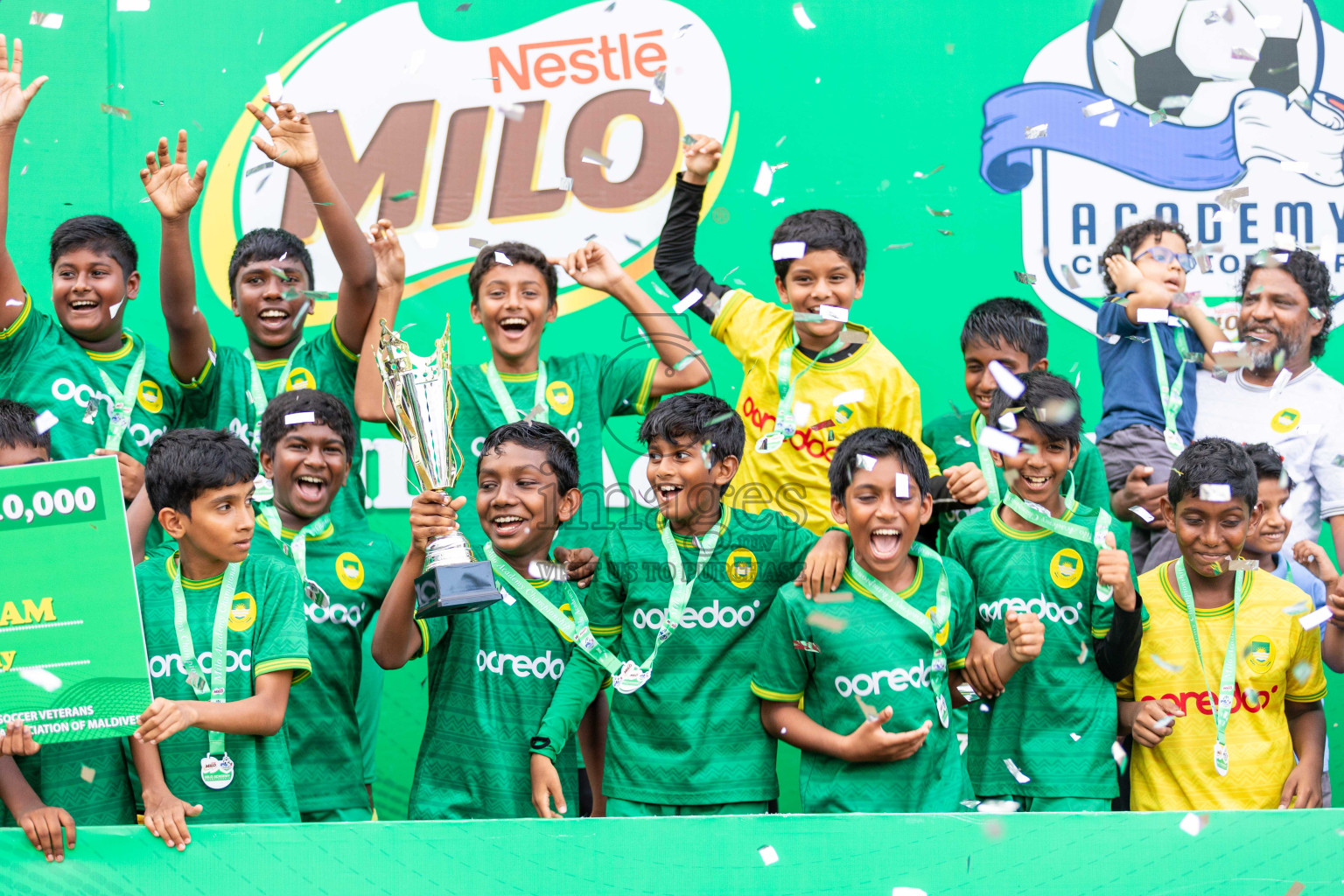 Final Day  of MILO Academy Championship 2024 - U12 was held at Henveiru Grounds in Male', Maldives on Thursday, 7th July 2024. Photos: Shuu Abdul Sattar / images.mv