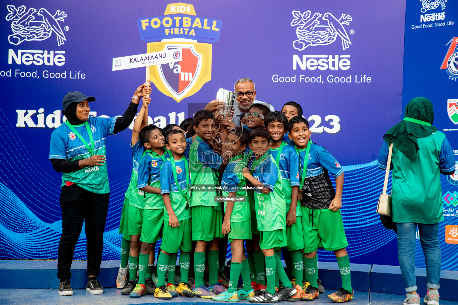 Finals & Closing Ceremony of Nestlé Kids Football Fiesta 2023 held in Male', Maldives on 25 February 2023