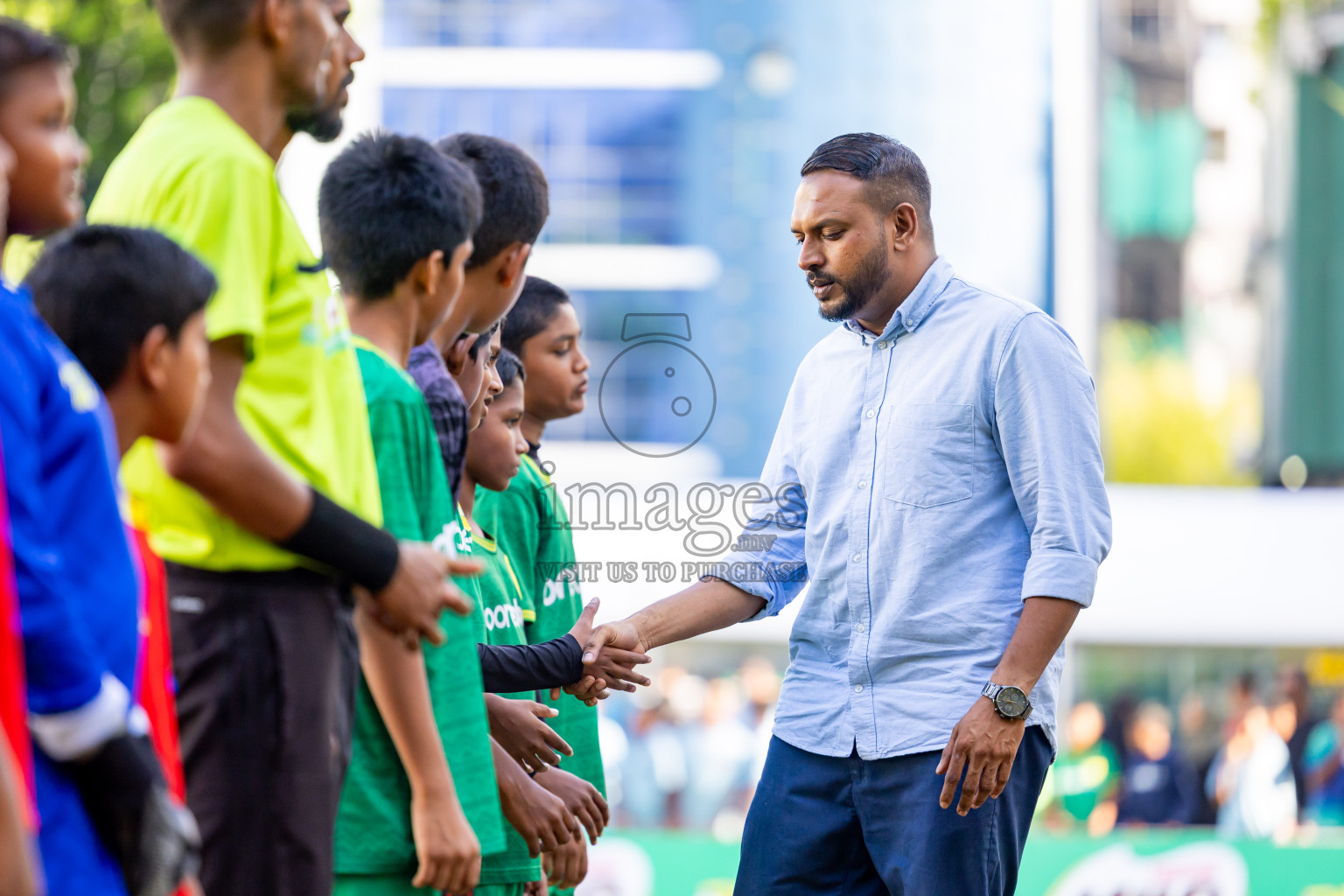 Day 3 of MILO Academy Championship 2025 (U-12) was held at Henveiru Stadium in Male', Maldives on Saturday, 3rd May 2025. Photos: Nausham Waheed / images.mv