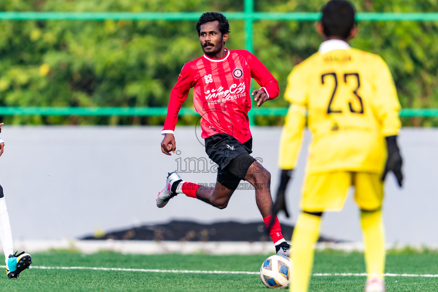 Furious FC vs Chester Academy from Manadhoo Council Cup 2024 in N Manadhoo Maldives on Thursday, 22nd February 2023. Photos: Nausham Waheed / images.mv