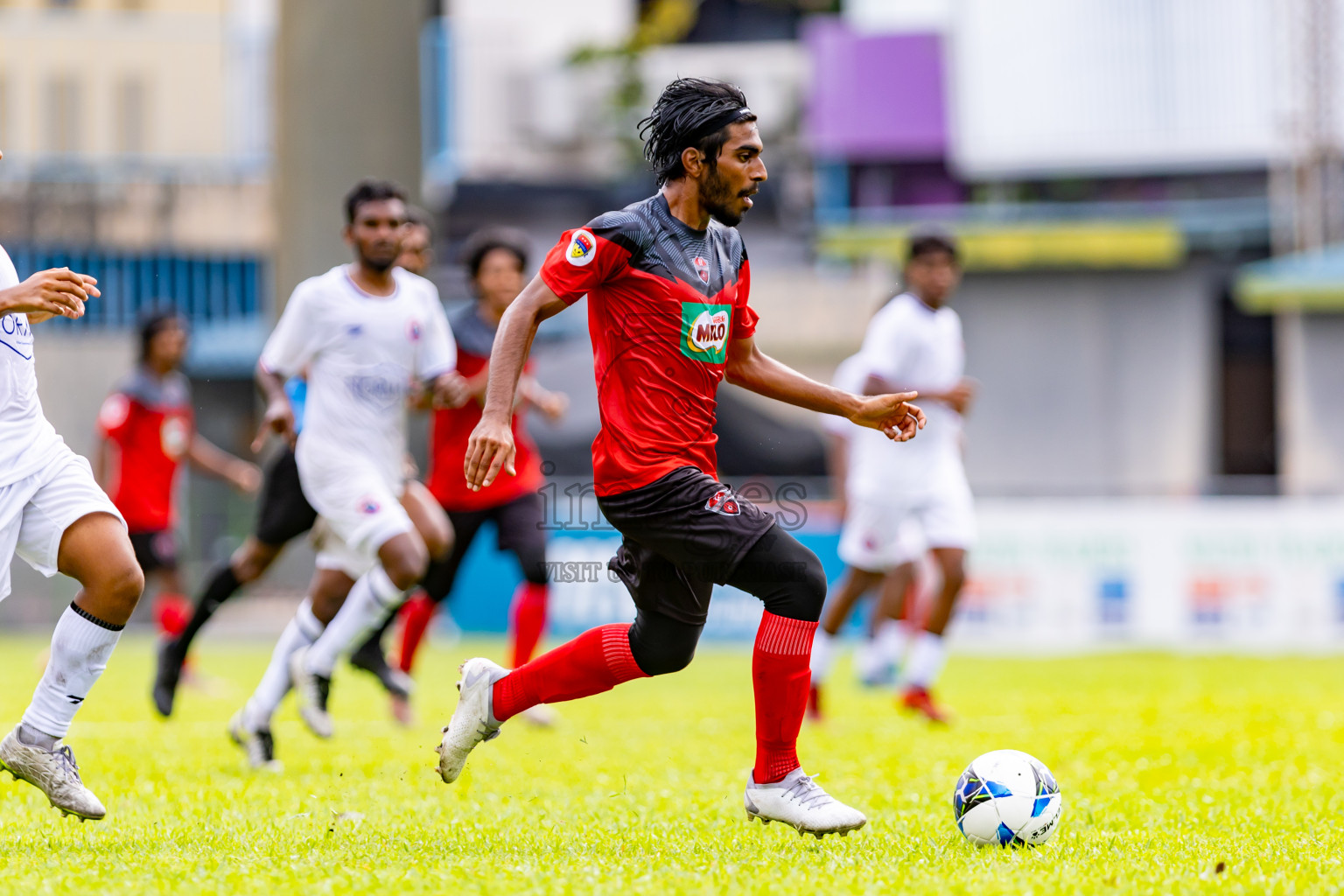 TC Sports Club vs Ode Sports Club in day 1 of Under 19 Youth Championship 2024 was held at National Stadium in Male', Maldives on Sunday, 9th June 2024. Photos: Nausham Waheed / images.mv