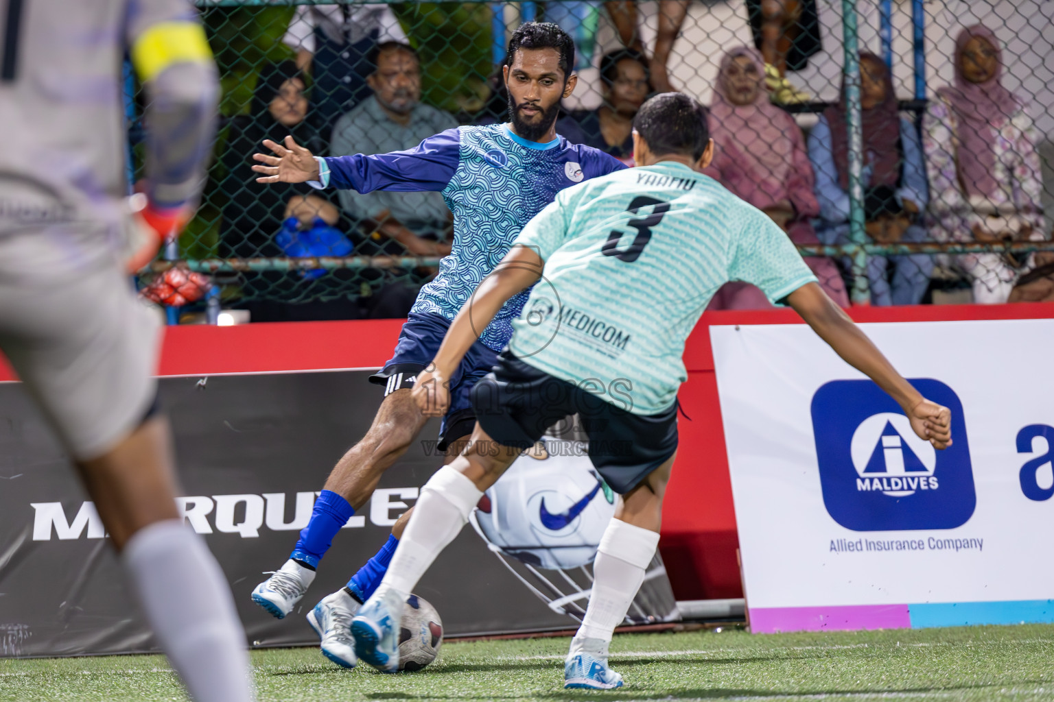 Dharumavantha vs Thauleemee Gulhun in Club Maldives Classic 2024 held in Rehendi Futsal Ground, Hulhumale', Maldives on Saturday, 14th September 2024. Photos: Ismail Thoriq / images.mv