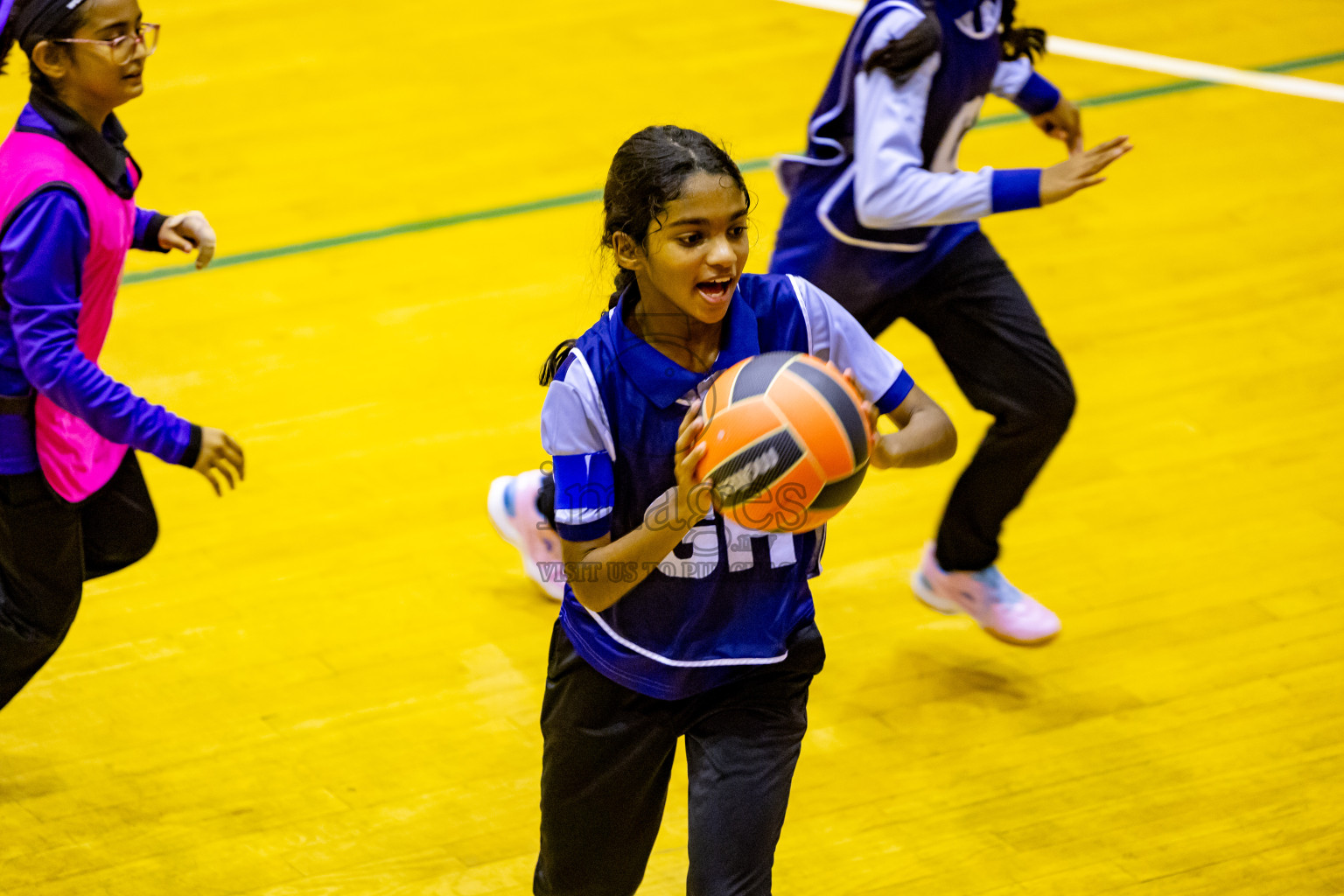 Day 7 of 25th Inter-School Netball Tournament was held in Social Center at Male', Maldives on Saturday, 17th August 2024. Photos: Nausham Waheed / images.mv