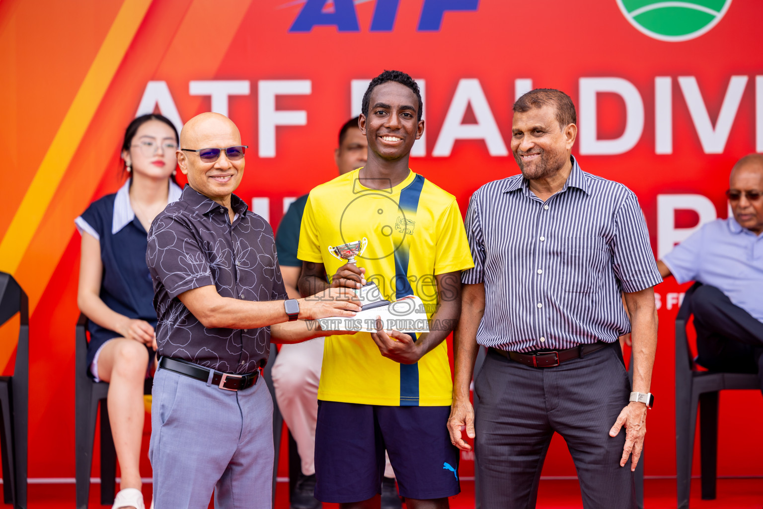 Finals of ATF Maldives Junior Open Tennis was held in Male' Tennis Court, Male', Maldives on Saturday, 21st December 2024. Photos: Nausham Waheed/ images.mv