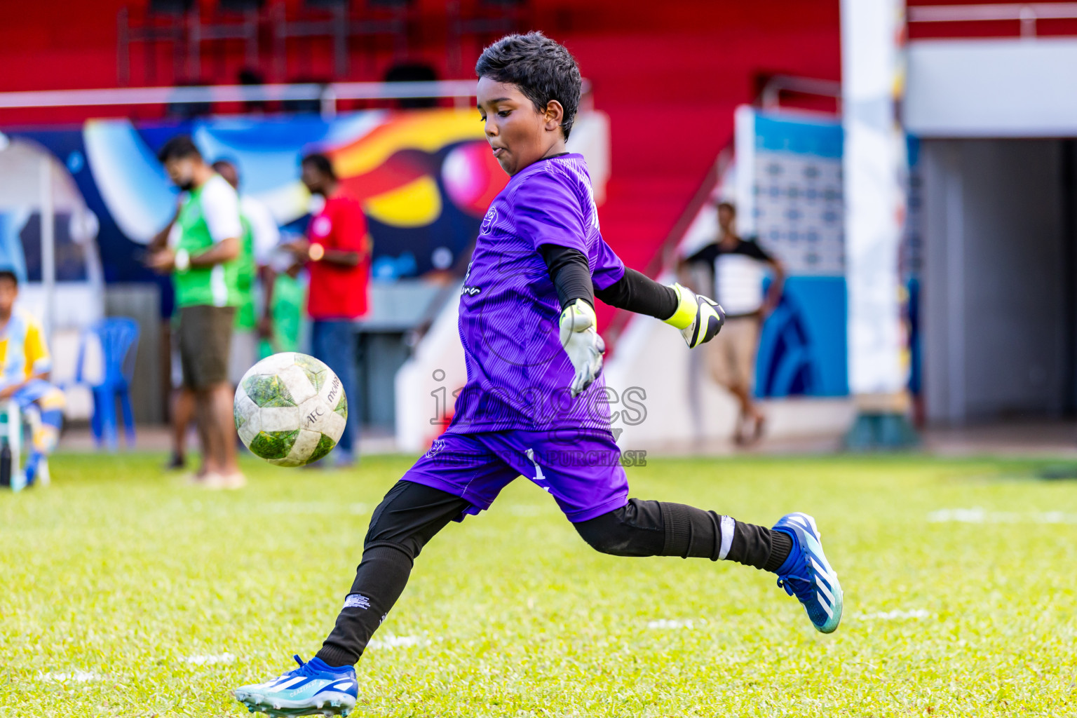 Day 1 of Under 10 MILO Academy Championship 2024 was held at National Stadium in Male', Maldives on Friday, 26th April 2024. Photos: Nausham Waheed / images.mv