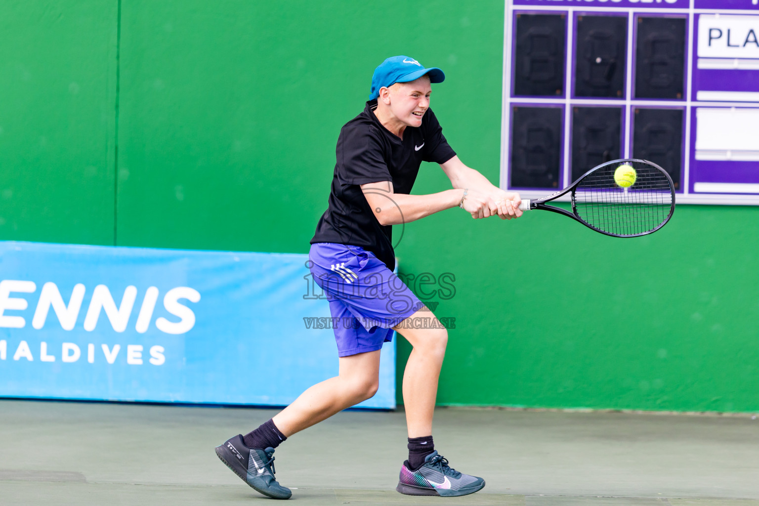 Day 4 of ATF Maldives Junior Open Tennis was held in Male' Tennis Court, Male', Maldives on Thursday, 12th December 2024. Photos: Nausham Waheed/ images.mv