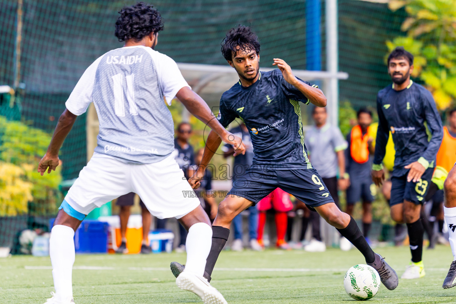 Barcelo vs Lily Beach in Day 5 of Resort League 2025 (Ari Zone) was held on Tuesday, 24th June 2025 in Conrad Maldives Rangali Island, Alif Dhaalu Atoll, Maldives. Photos: Nausham Waheed / images.mv