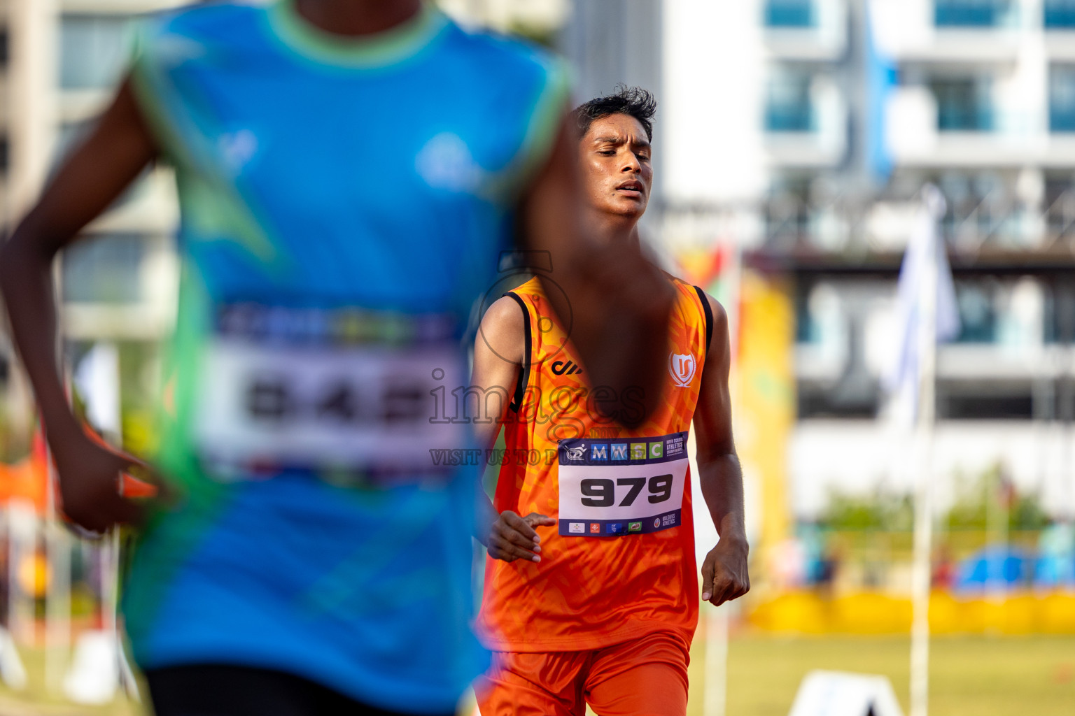 Day 1 of MWSC Interschool Athletics Championships 2024 held in Hulhumale Running Track, Hulhumale, Maldives on Saturday, 9th November 2024. 
Photos by: Hassan Simah / Images.mv