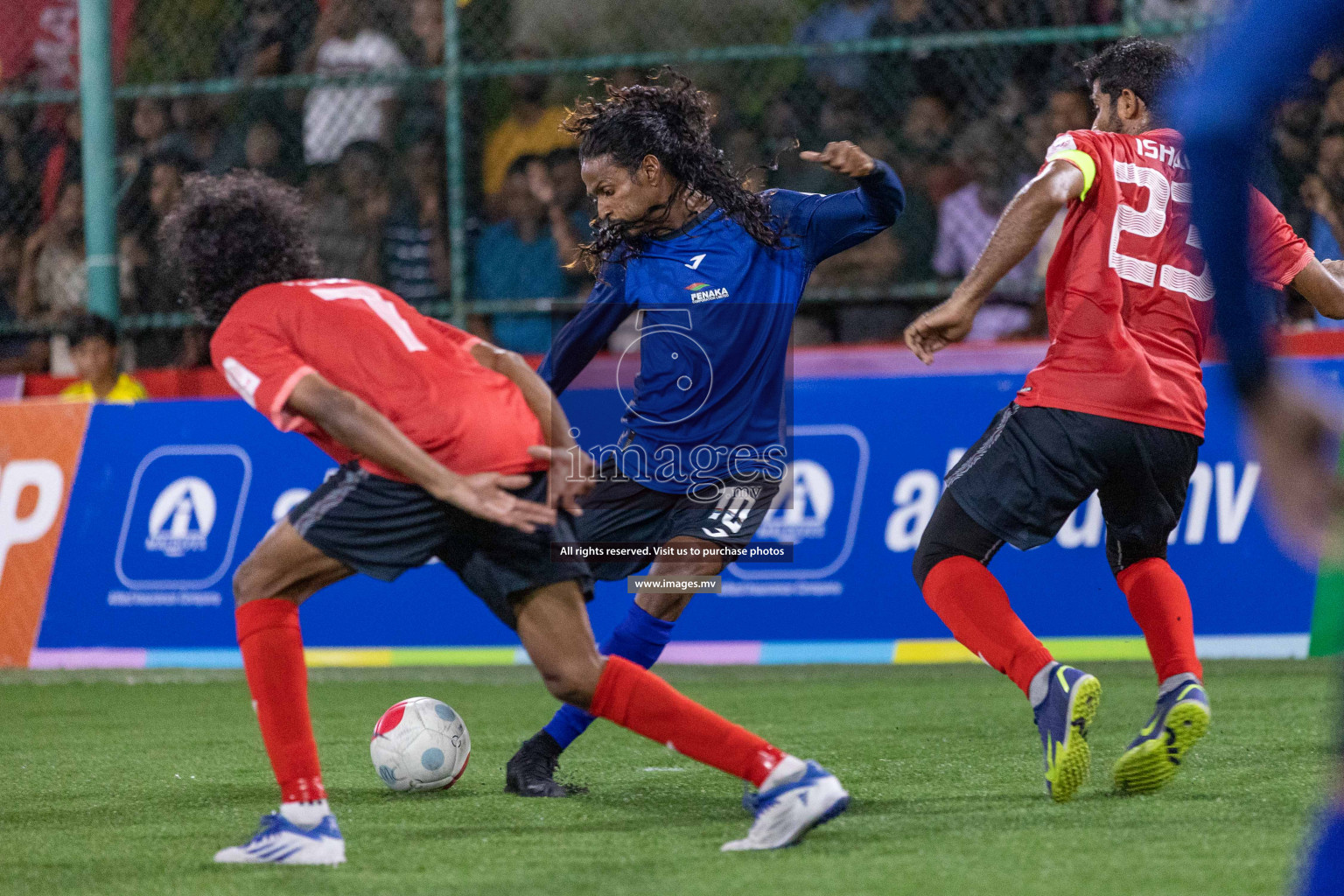 Team Fenaka vs United BML in Club Maldives Cup 2022 was held in Hulhumale', Maldives on Sunday, 9th October 2022. Photos: Ismail Thoriq / images.mv