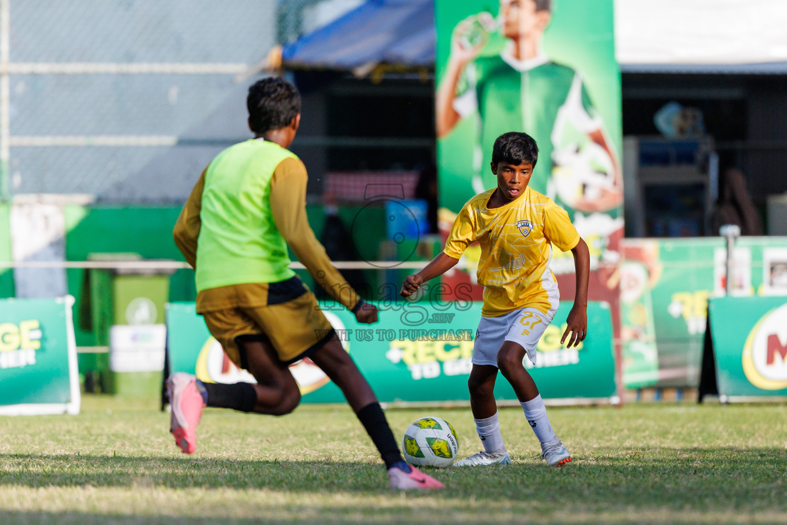 Day 4 of MILO Academy Championship 2025 (U14) was held on Sunday, 2nd November 2025 at Henveiru Football Grounds, Male', Maldives . 
Photos: Hassan Simah / images.mv
