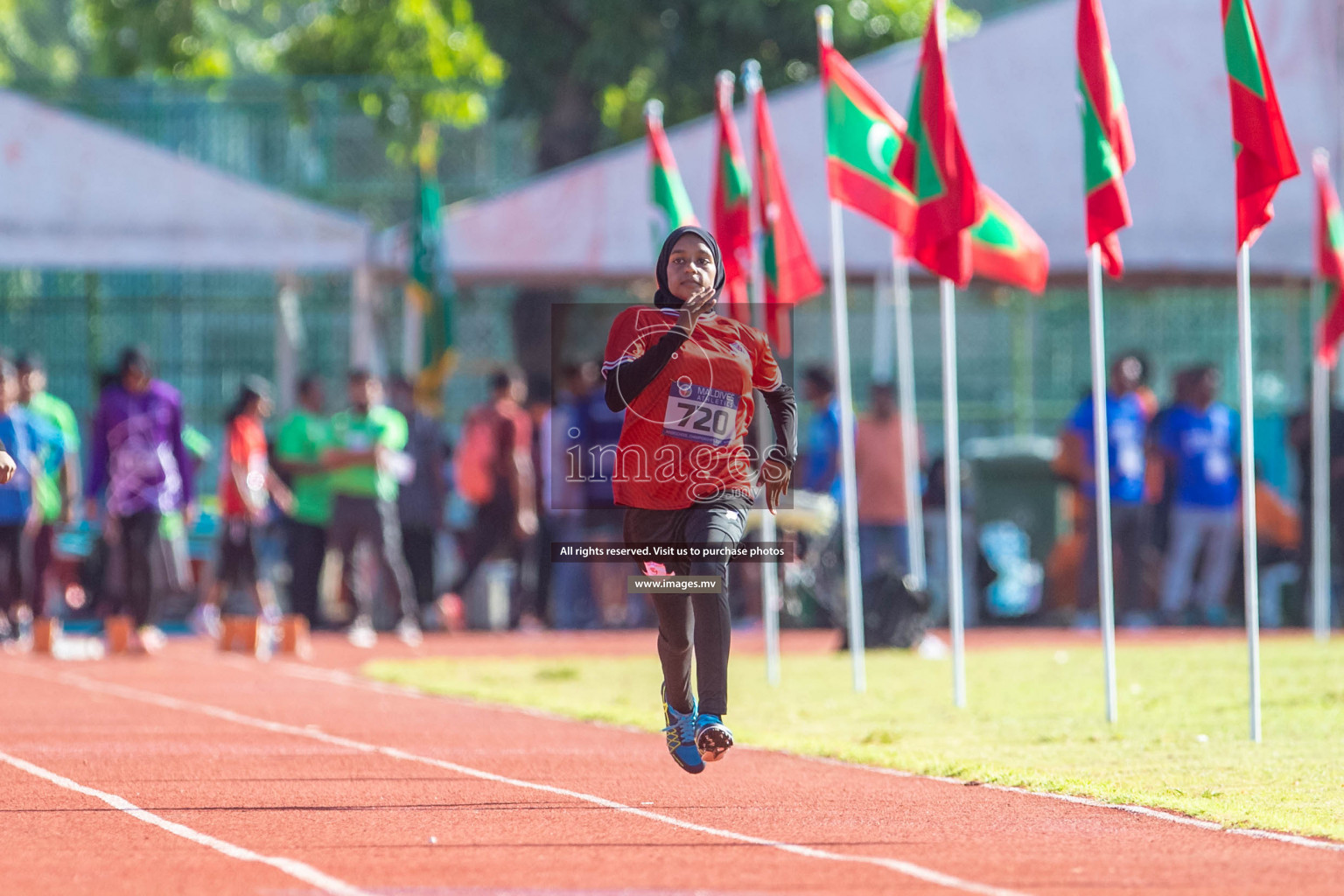 Day 1 of Inter-School Athletics Championship held in Male', Maldives on 22nd May 2022. Photos by: Maanish / images.mv