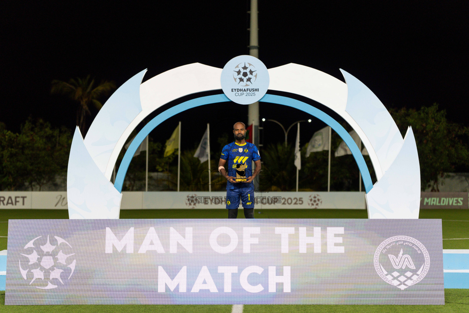 Final Match Irumathi Sports VS Velaa Sports Club in Day 9 of Eydhafushi Cup 2025 held in Eydhafushi Football Stadium at B. Eydhafushi, Maldives on Monday, 15th September 2025. Photos: Arif Rasheed / images.mv